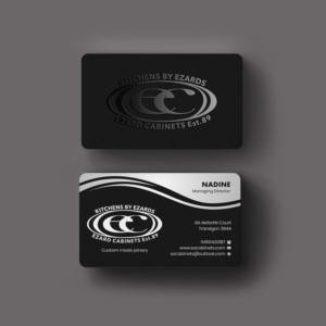 Business Card Design by INDIAN_Ashok for Ezard Cabinets | Design: #27678630