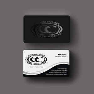Business Card Design by INDIAN_Ashok for Ezard Cabinets | Design: #27678635
