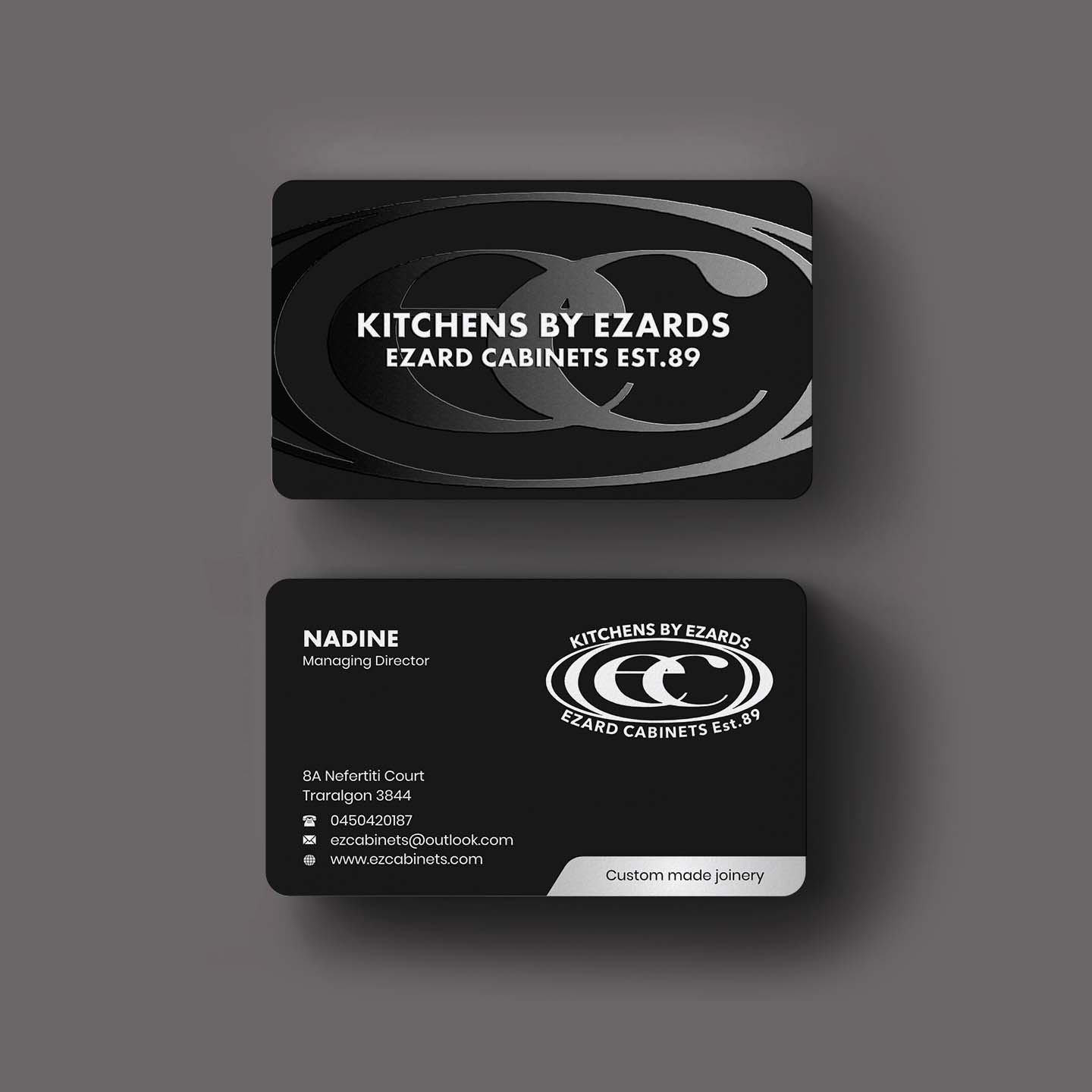 Design de Carte de Visite par INDIAN_Ashok pour Ezard Cabinets | Design #27678647