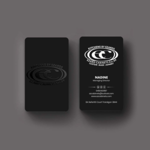 Business Card Design by INDIAN_Ashok for Ezard Cabinets | Design: #27678657