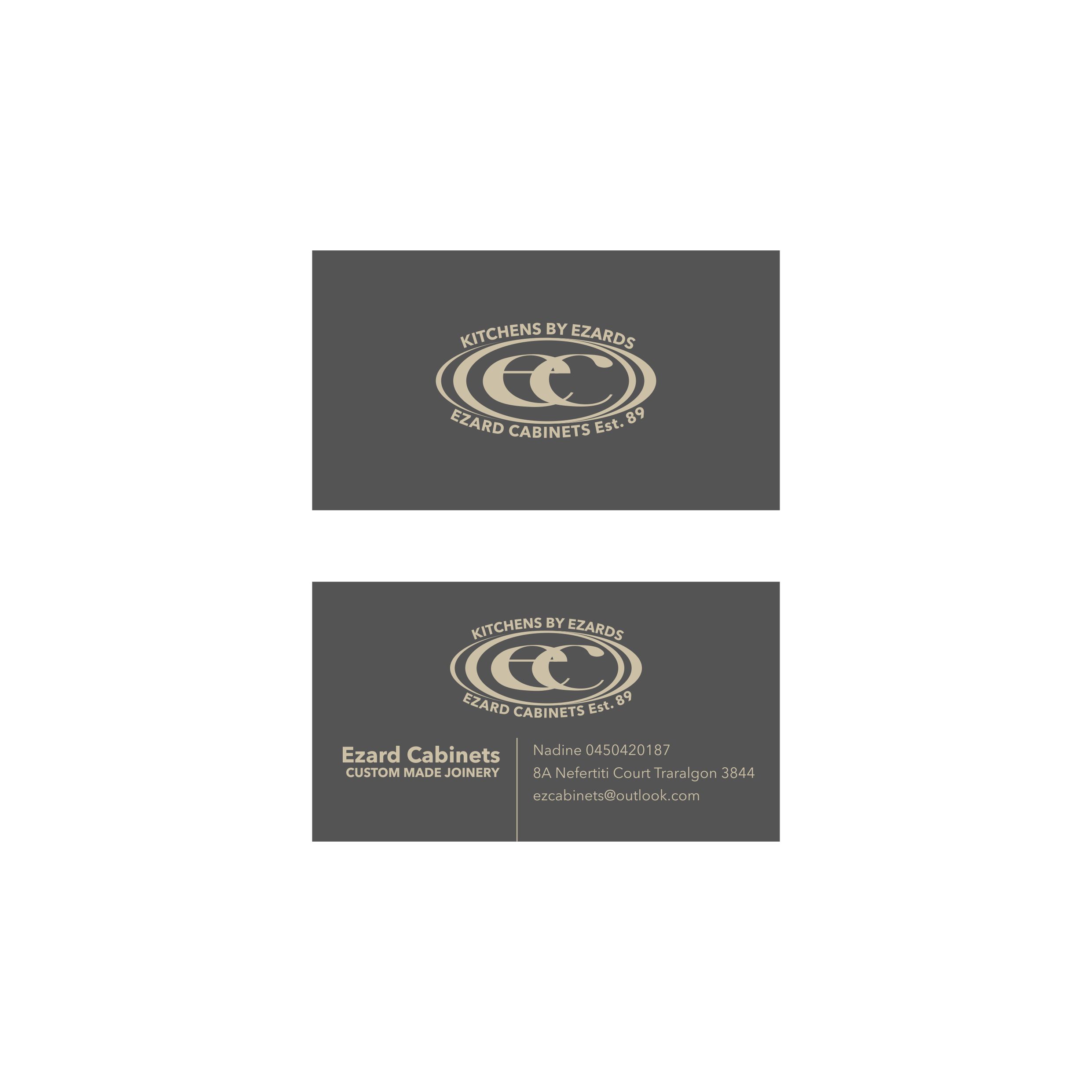 Design de Carte de Visite par Jeferson HP pour Ezard Cabinets | Design #27674994