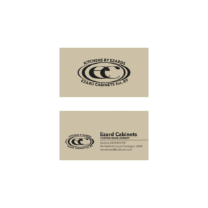 Business Card Design by Jeferson HP for Ezard Cabinets | Design: #27674996