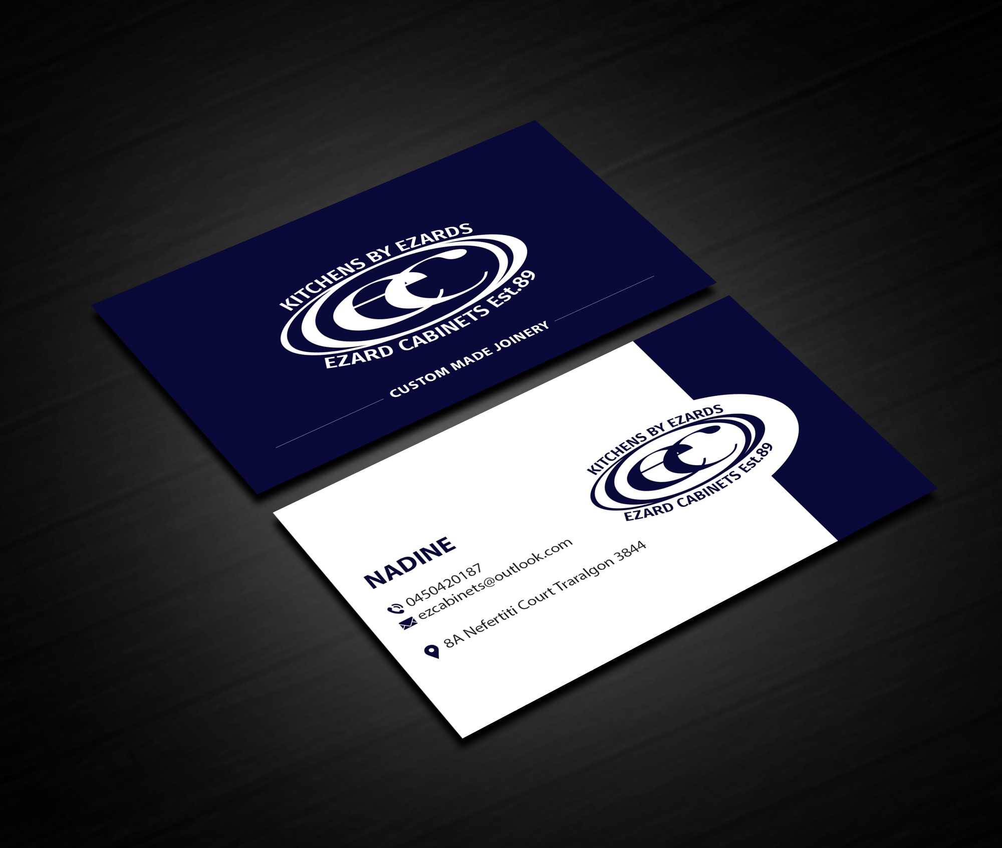 Design de Carte de Visite par Creations Box 2015 pour Ezard Cabinets | Design #27674148