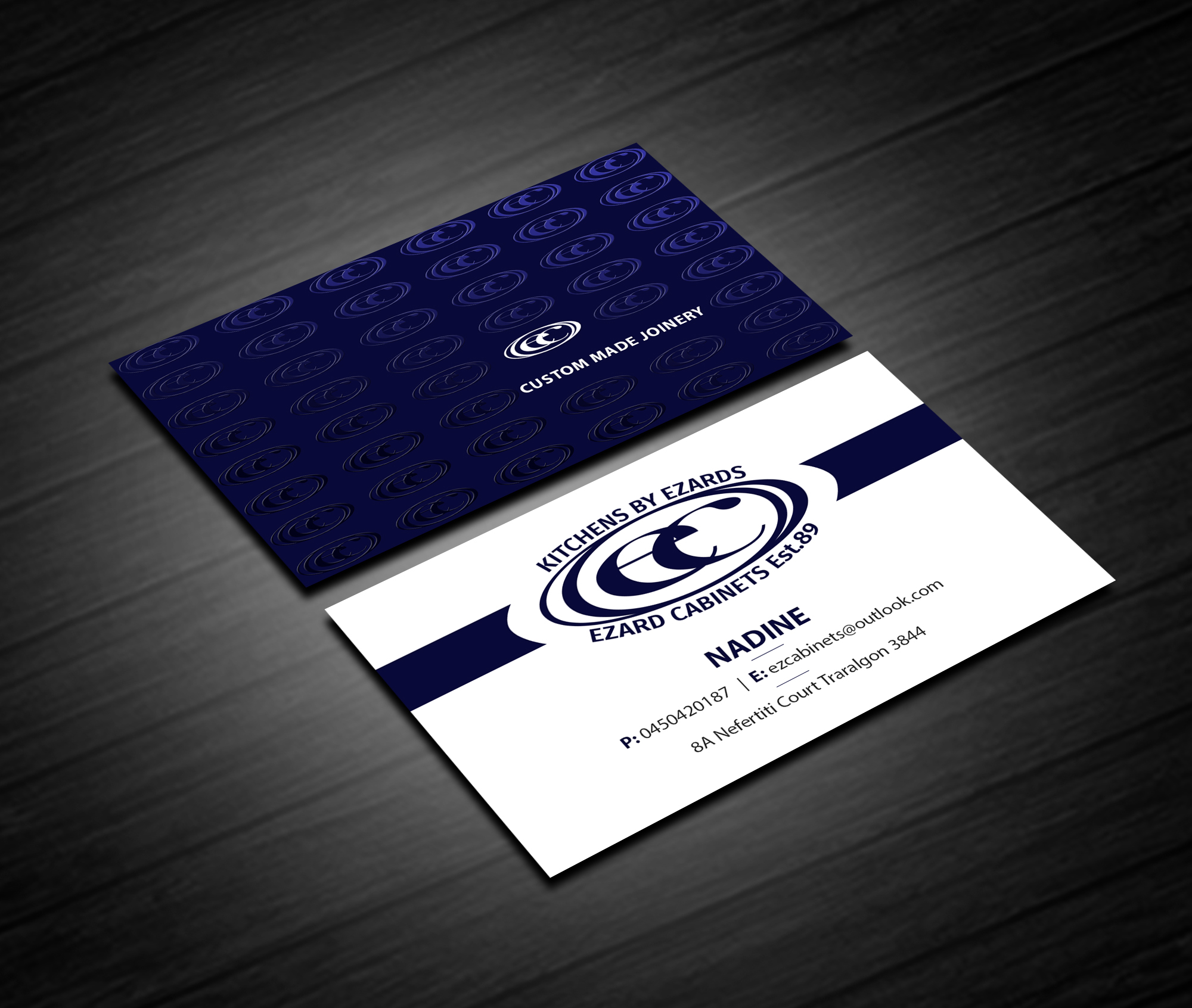 Business Card Design by Creations Box 2015 for Ezard Cabinets | Design #27674149