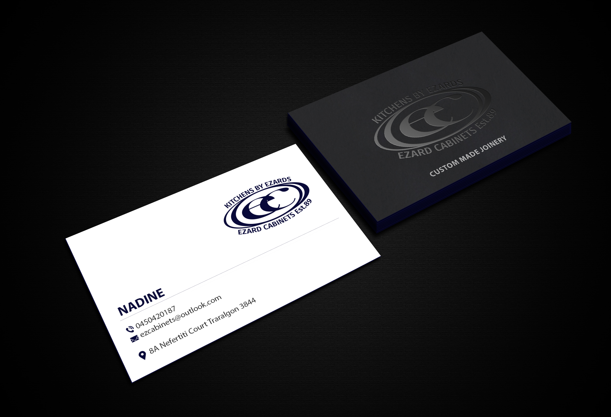 Business Card Design by Creations Box 2015 for Ezard Cabinets | Design #27674151