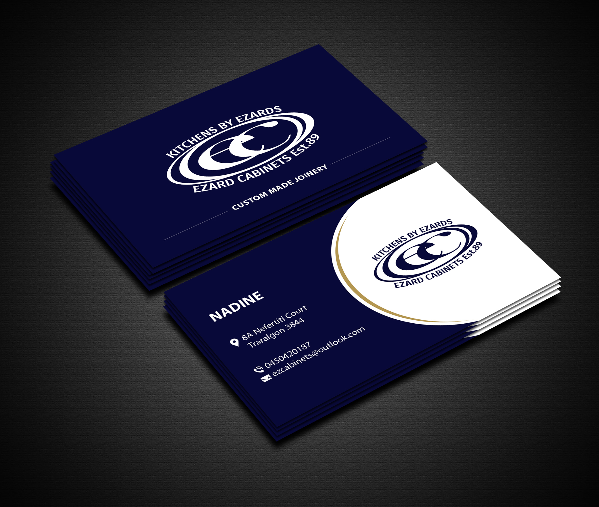 Diseño de Tarjeta de Presentación por Creations Box 2015 para Ezard Cabinets | Diseño #27674159