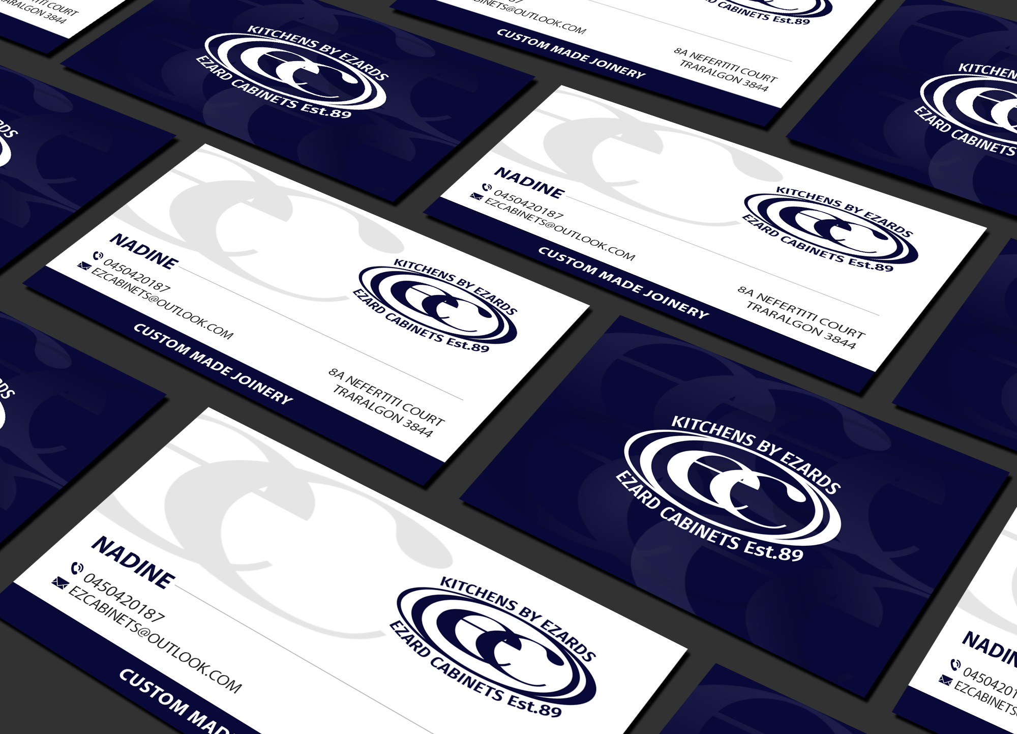 Business Card Design by Creations Box 2015 for Ezard Cabinets | Design #27674162