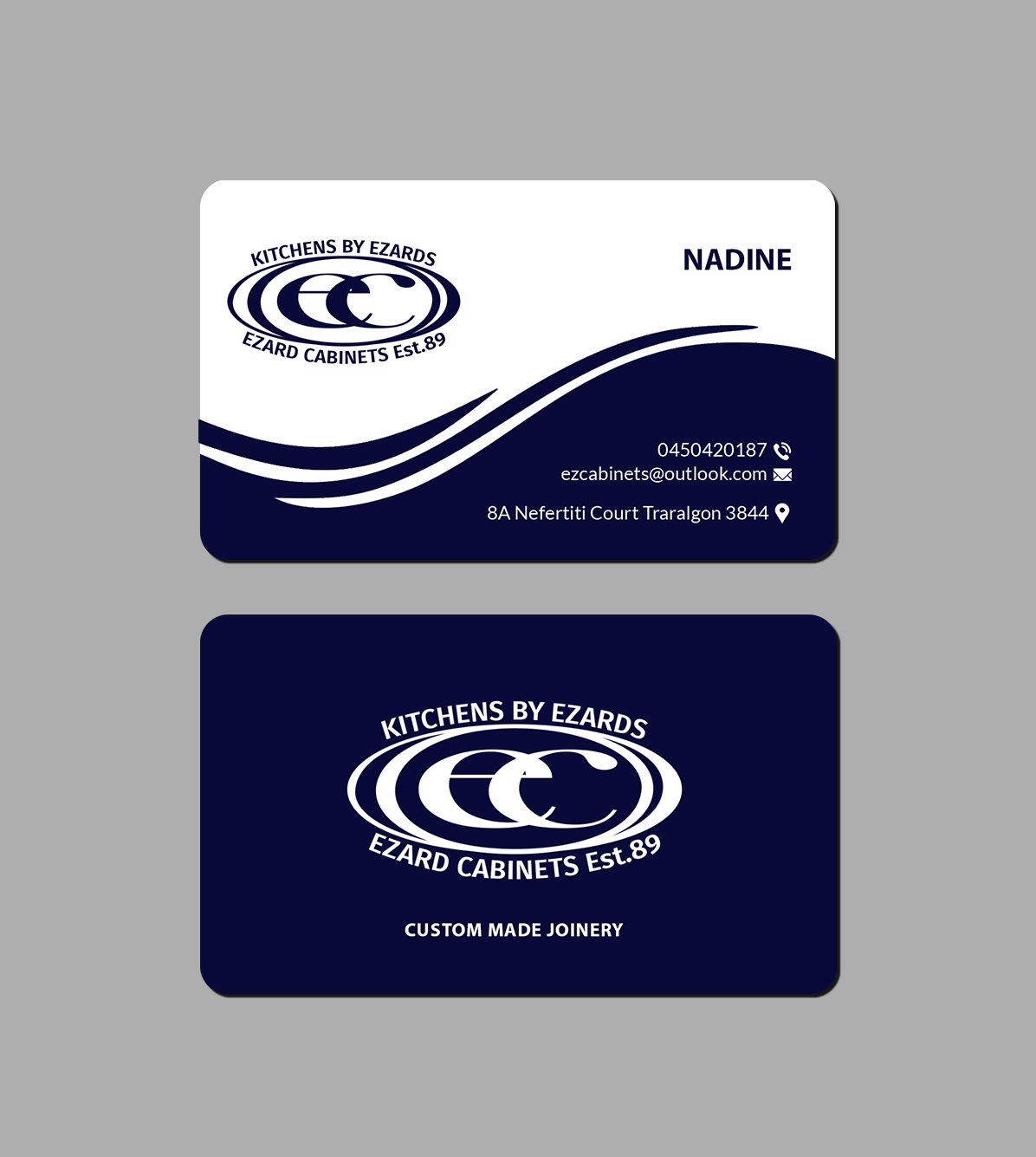 Design de Carte de Visite par Creations Box 2015 pour Ezard Cabinets | Design #27674791