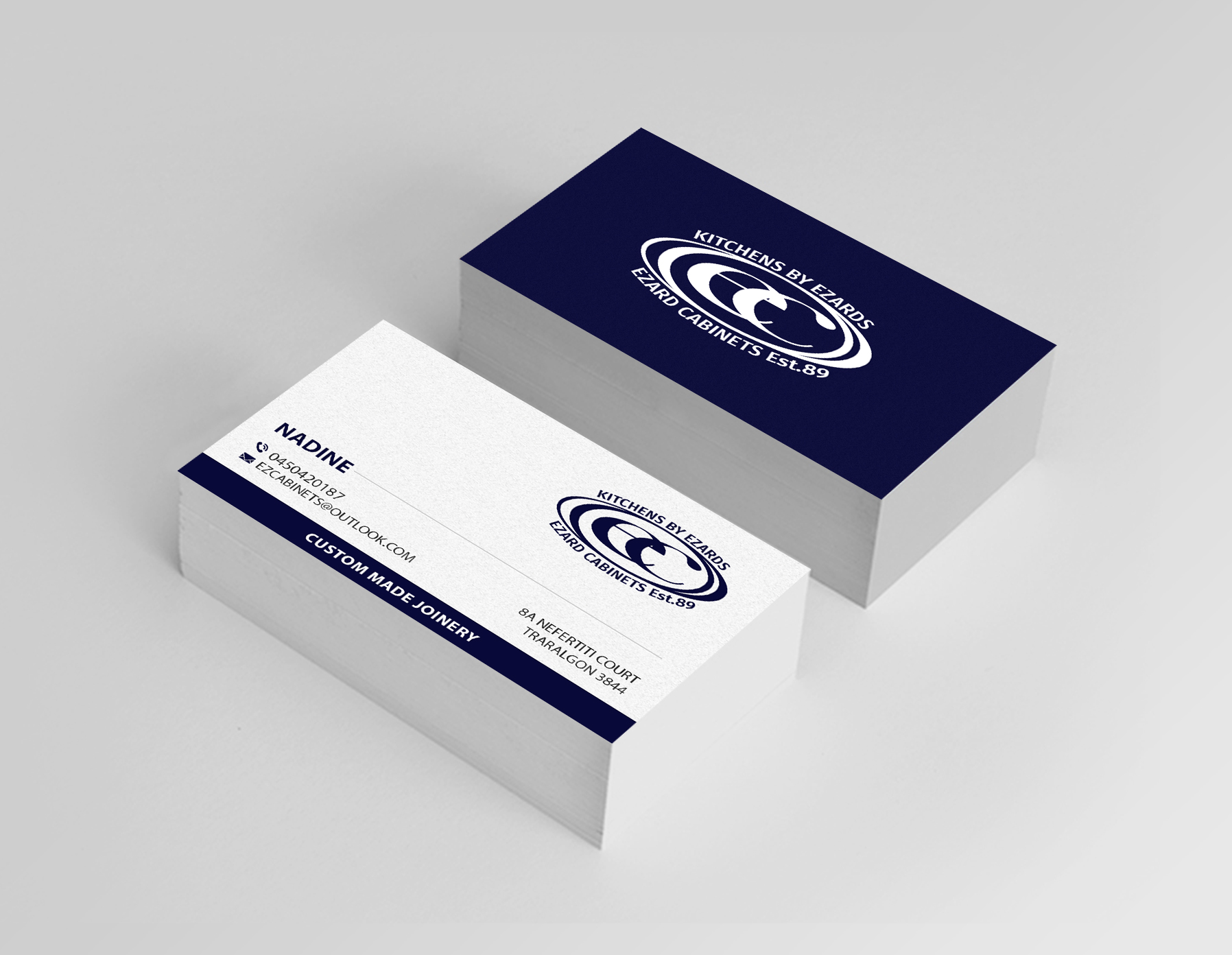 Design de Carte de Visite par Creations Box 2015 pour Ezard Cabinets | Design #27674792