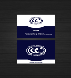 Design de Carte de Visite par Creations Box 2015 pour Ezard Cabinets | Design : #27674803