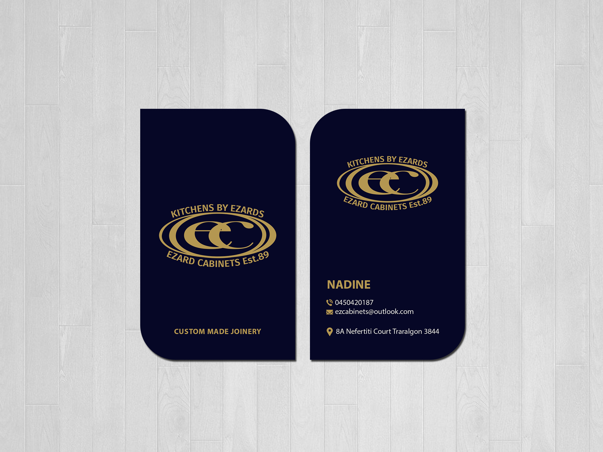 Business Card Design by Creations Box 2015 for Ezard Cabinets | Design #27674809