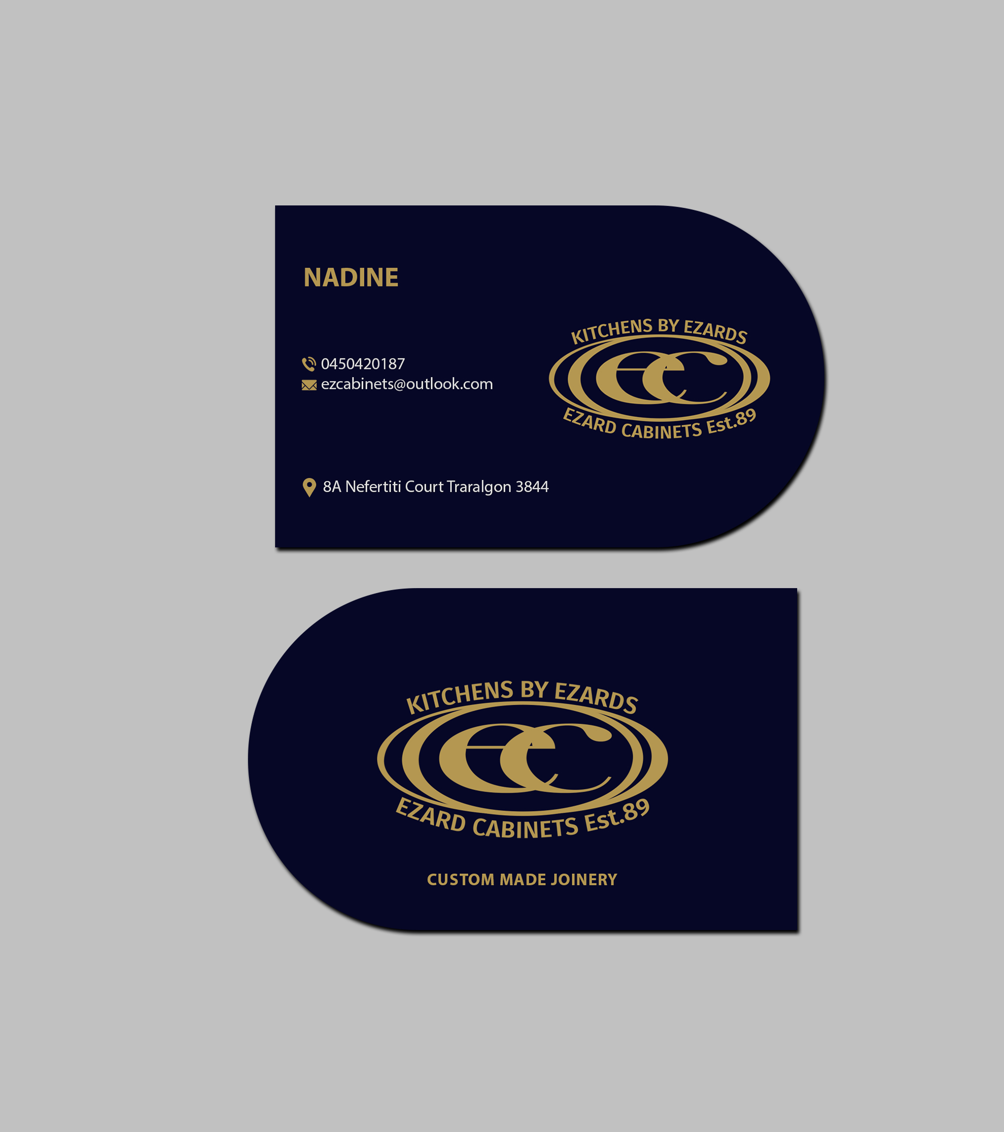 Design de Carte de Visite par Creations Box 2015 pour Ezard Cabinets | Design #27674816