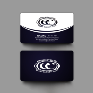 Business Card Design by chandrayaan.creative for Ezard Cabinets | Design: #27673130