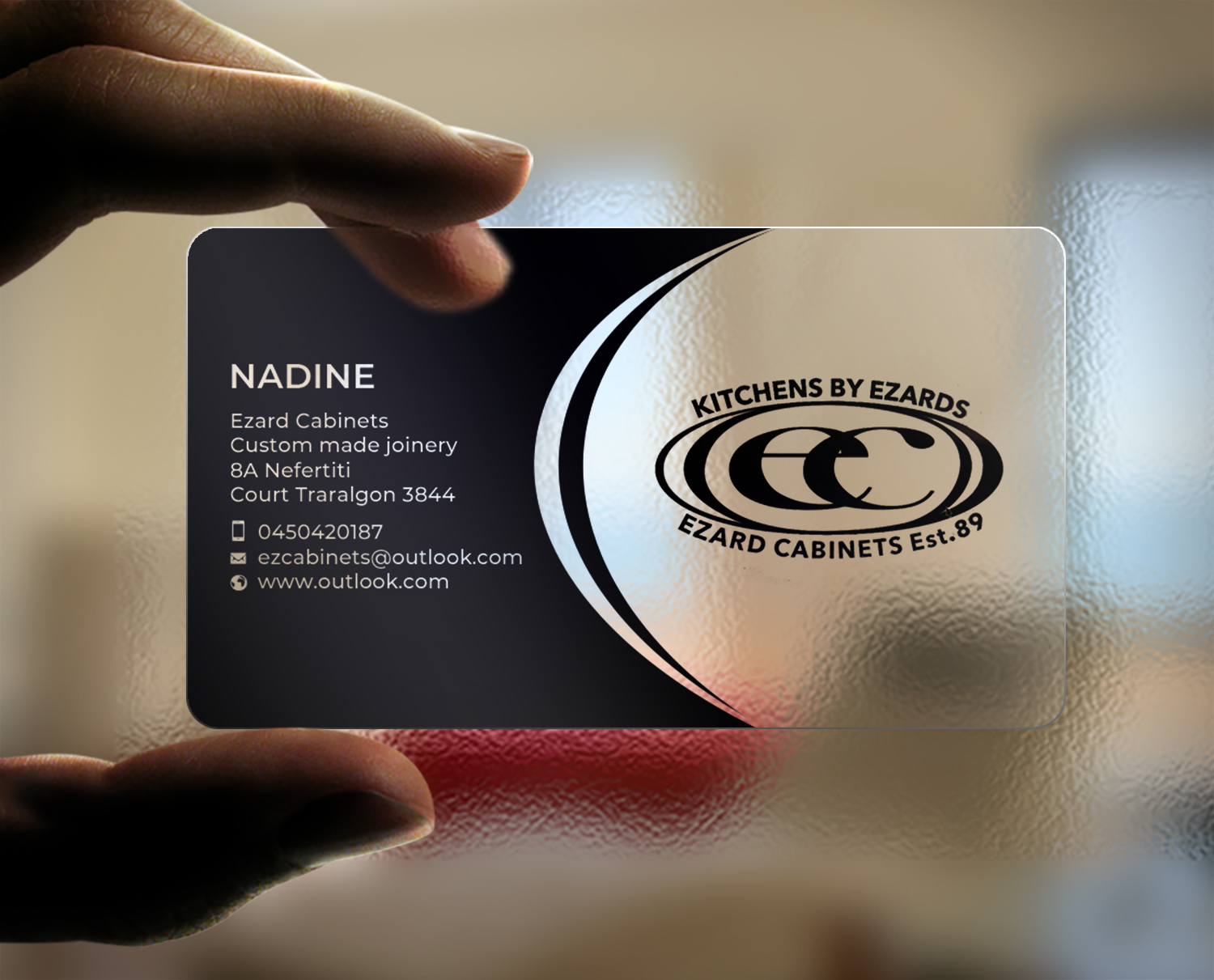 Business Card Design by chandrayaan.creative for Ezard Cabinets | Design #27673132