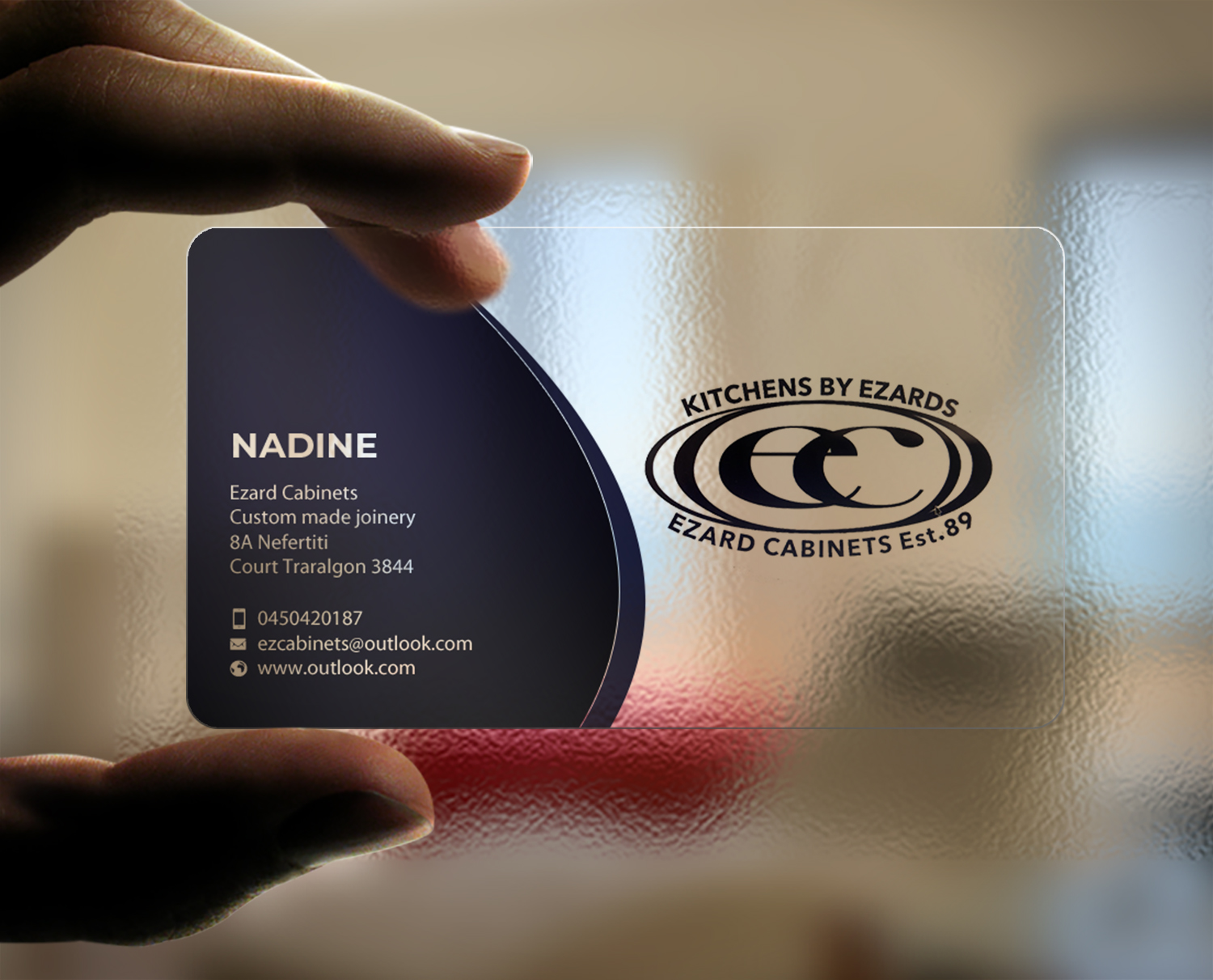 Business Card Design by chandrayaan.creative for Ezard Cabinets | Design #27679228