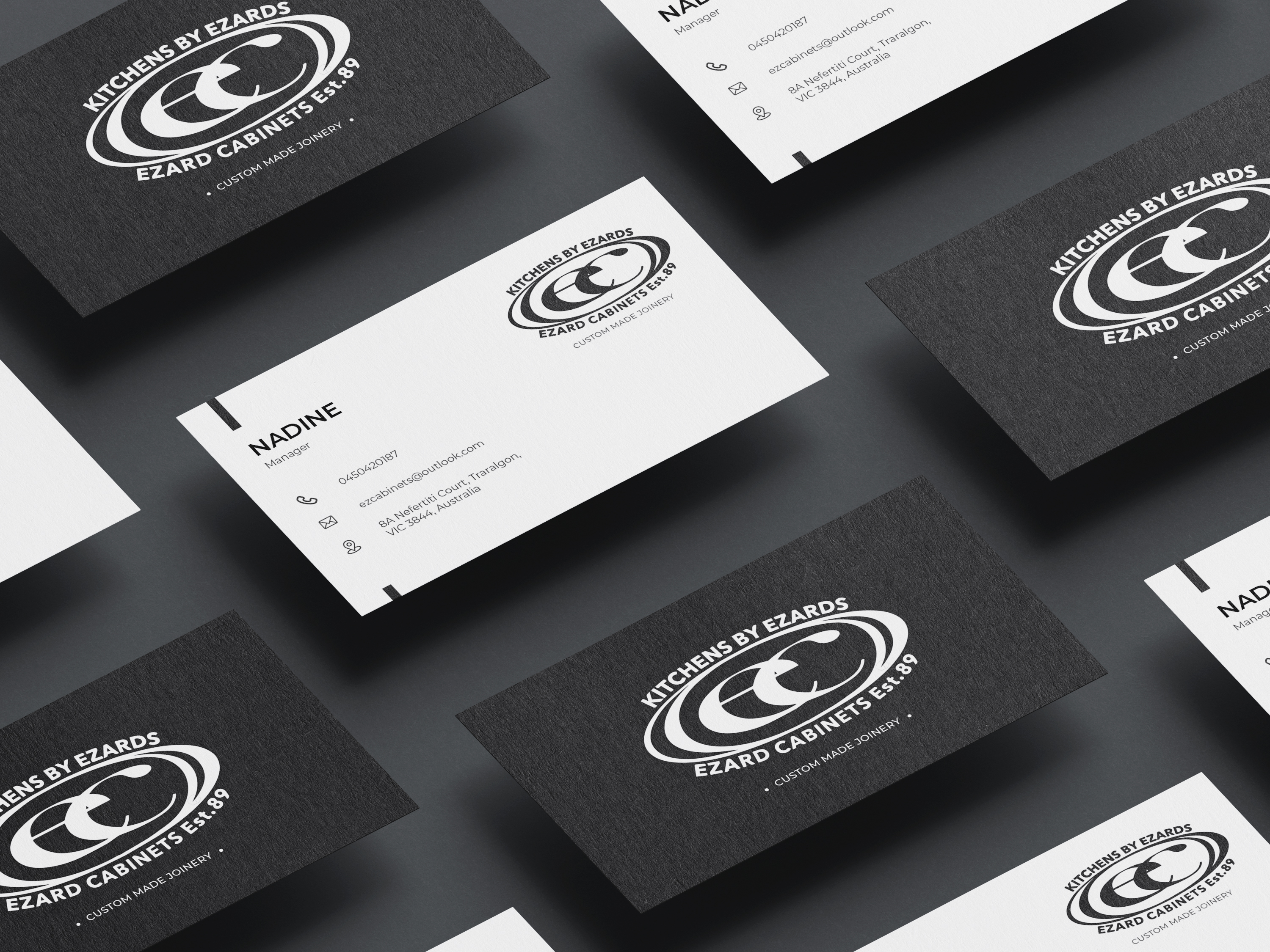 Business Card Design by AAn Creatives for Ezard Cabinets | Design #27672660