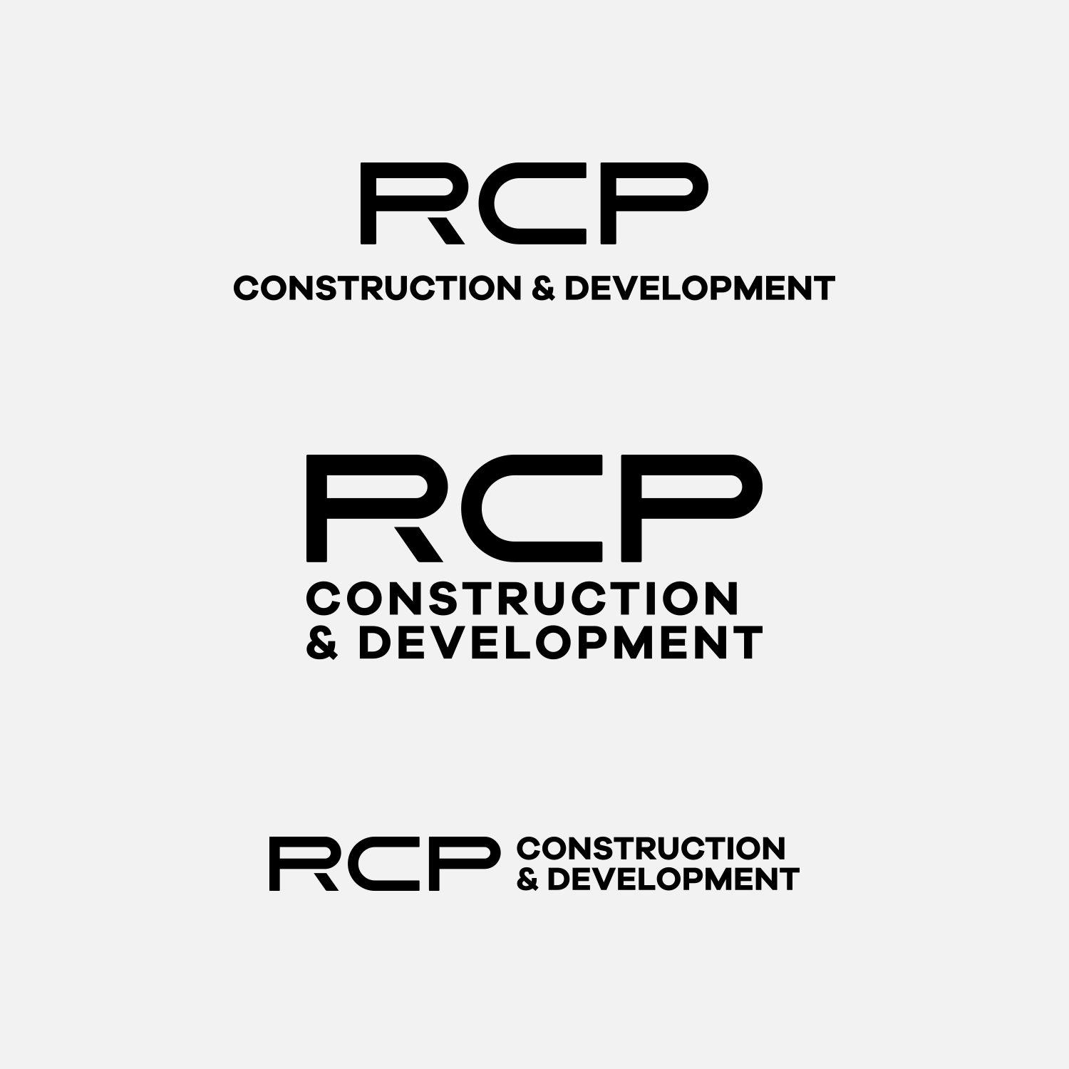 Logo Design by Stingdau for RCP CONSTRUCTION & DEVELOPMENT LLC | Design #27673578