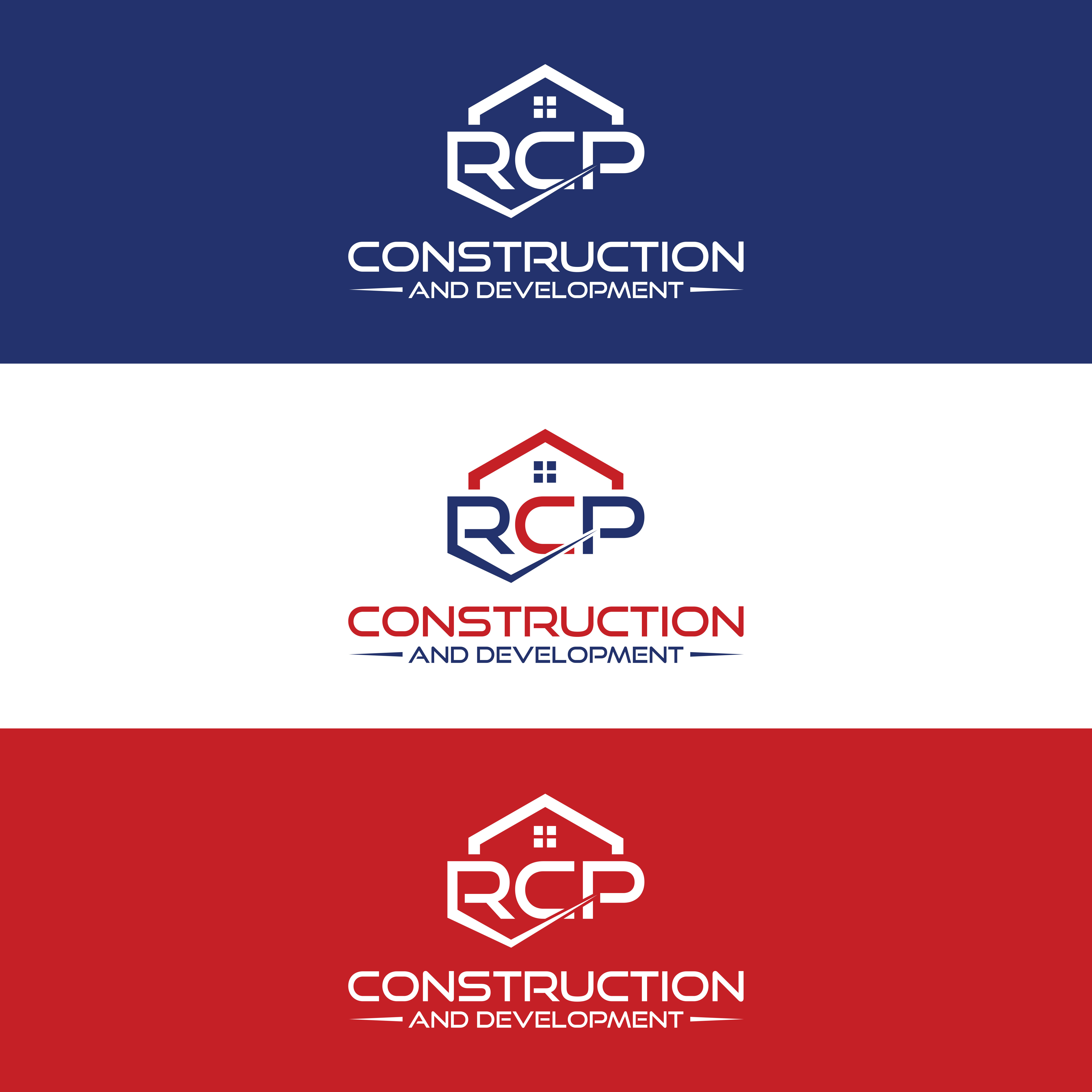 Logo Design by RK CREATIVE for RCP CONSTRUCTION & DEVELOPMENT LLC | Design #27676845