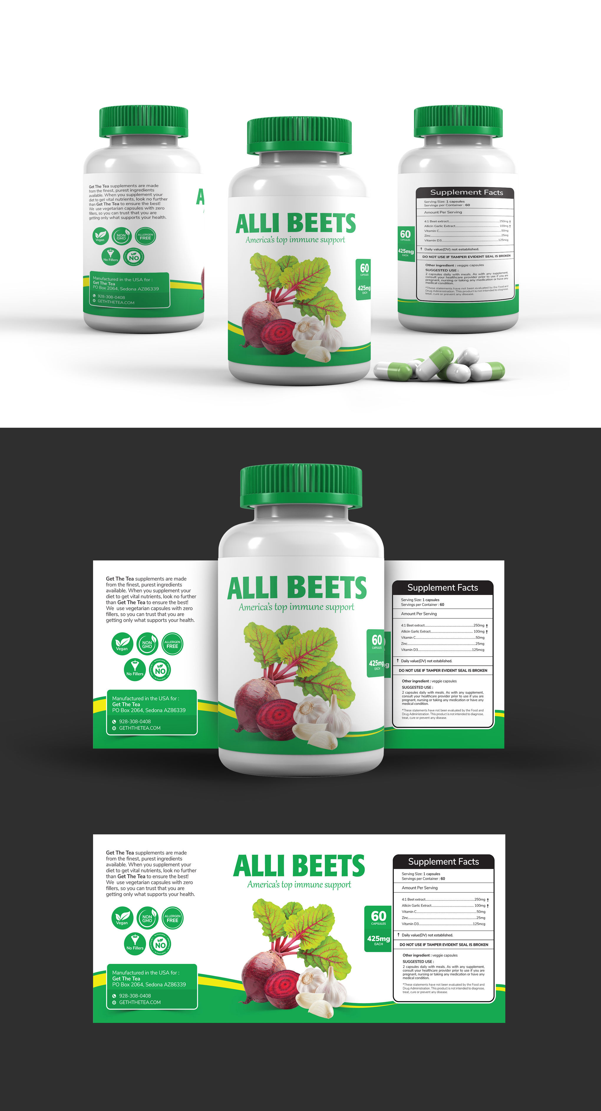 Label Design by vcreatived for Gabi Hunter Consulting Inc. | Design #27679758