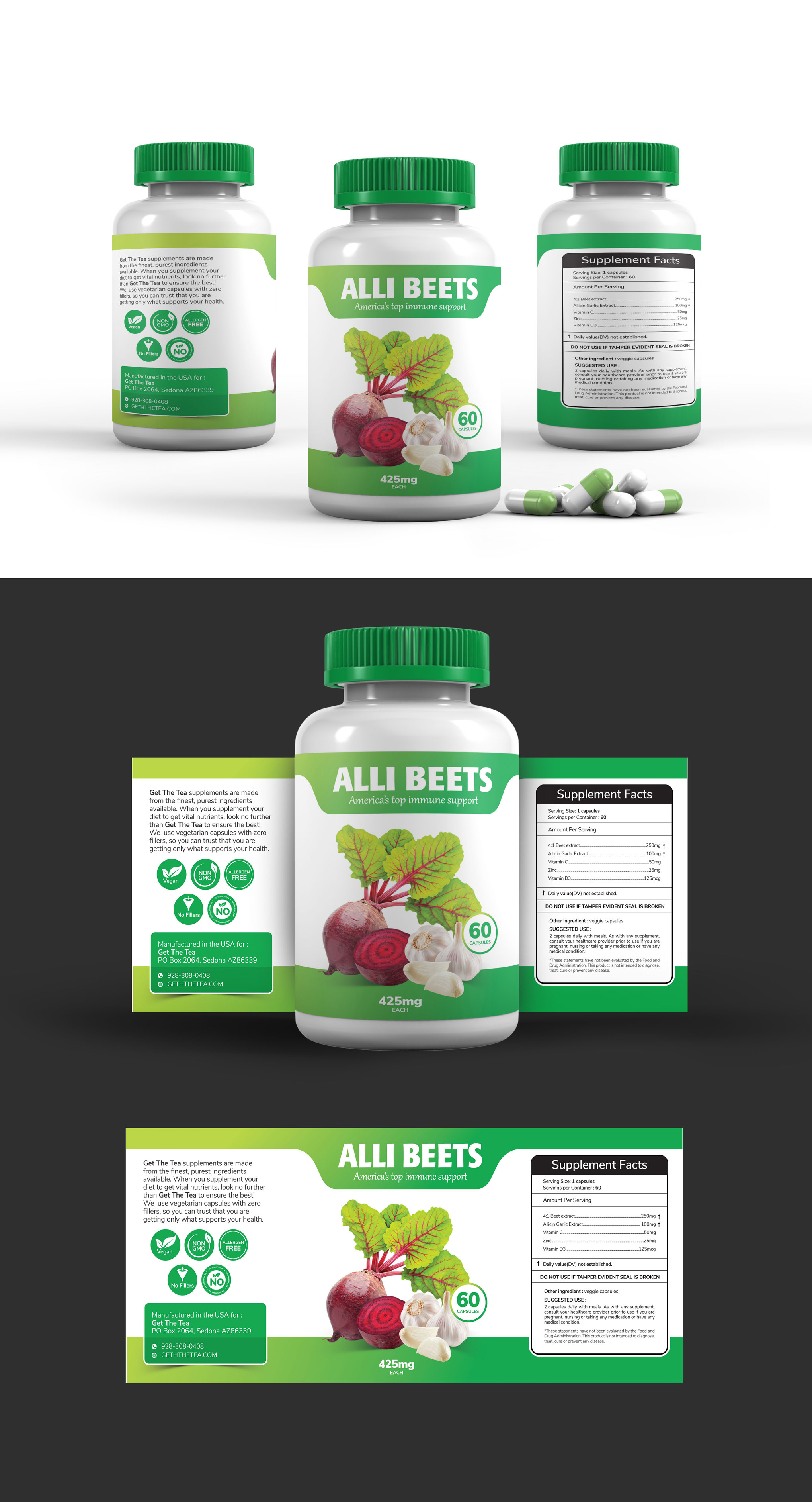 Label Design by vcreatived for Gabi Hunter Consulting Inc. | Design #27679791