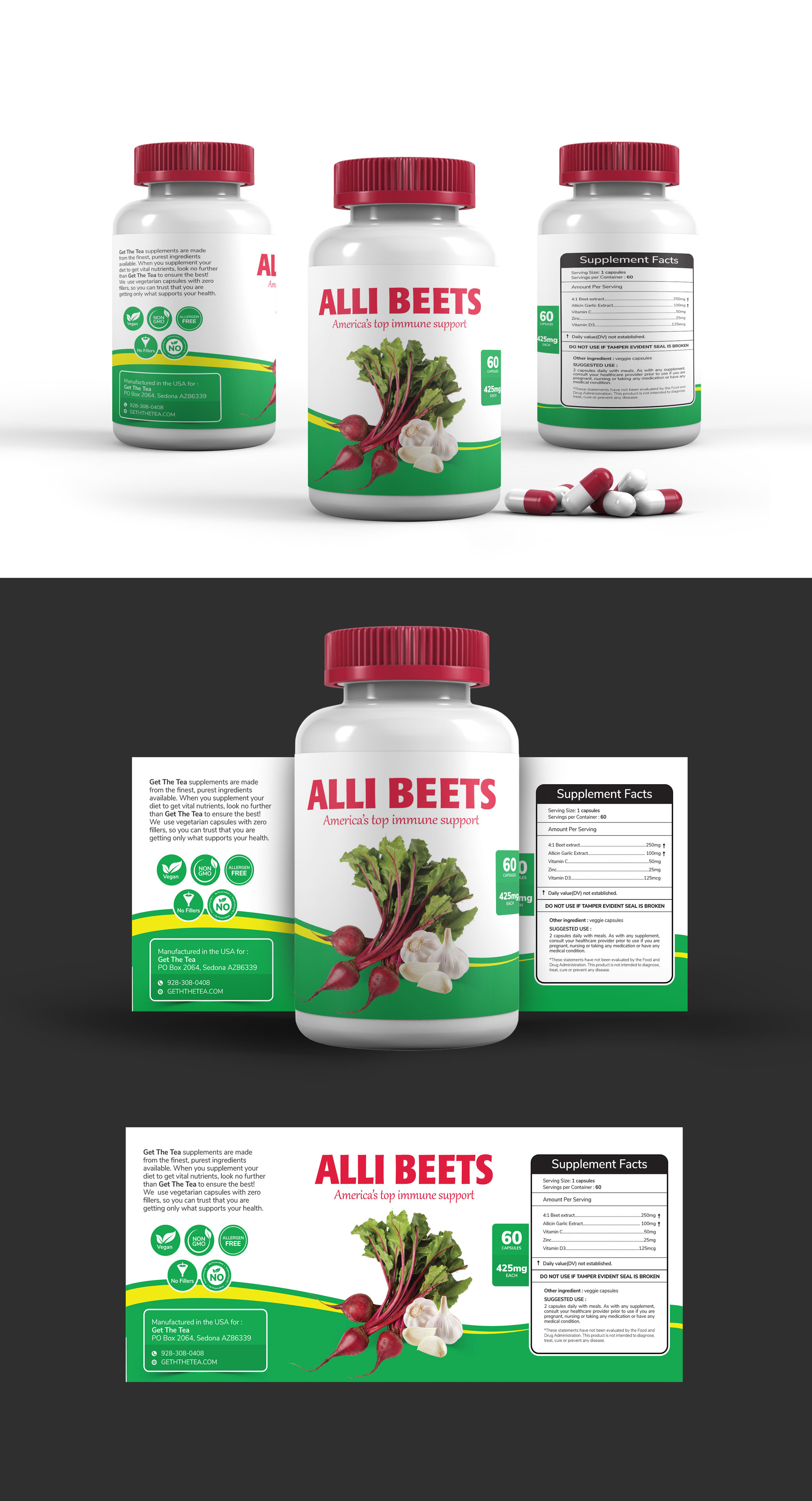 Label Design by vcreatived for Gabi Hunter Consulting Inc. | Design #27684199