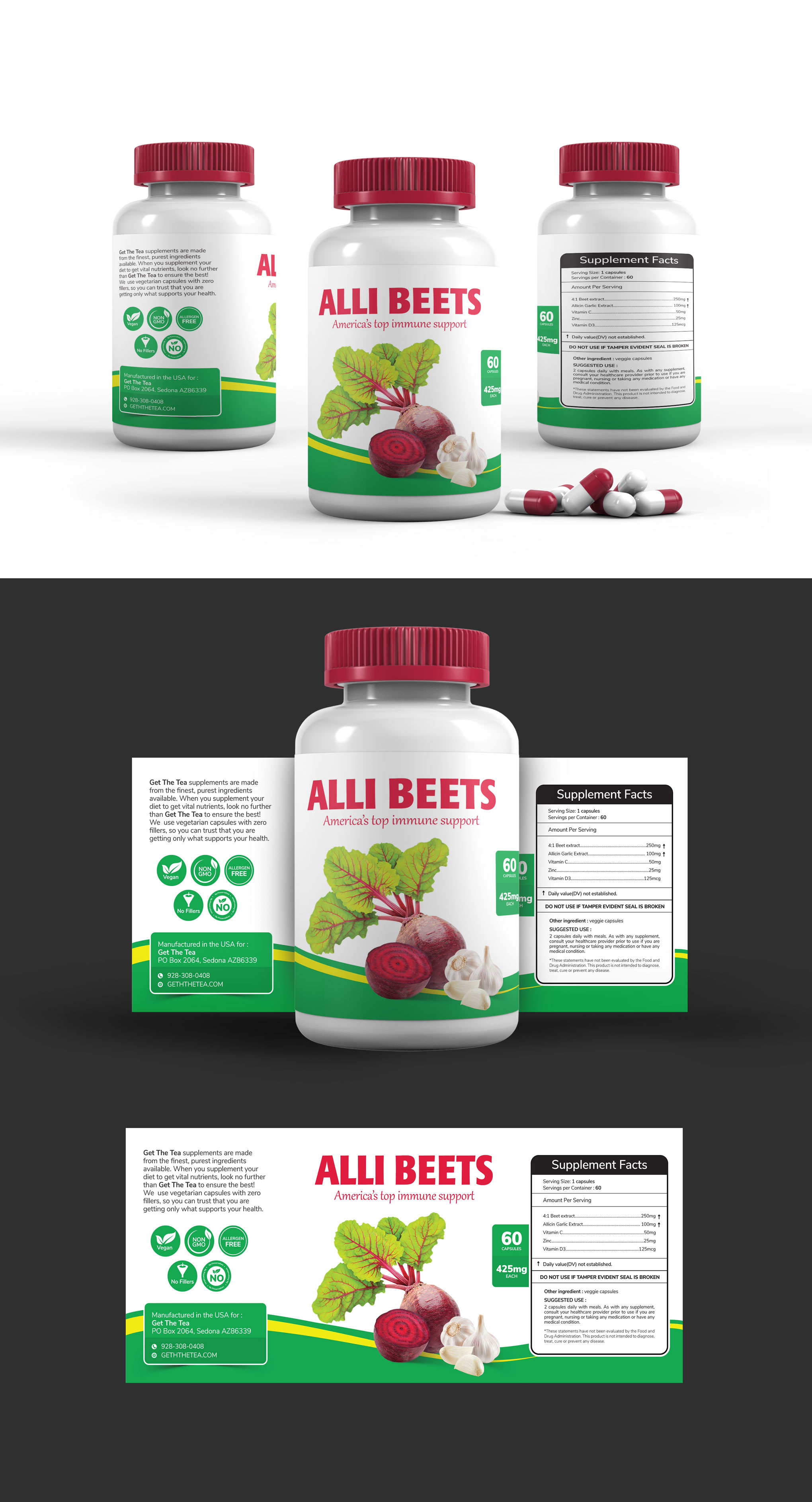 Label Design by vcreatived for Gabi Hunter Consulting Inc. | Design #27684201