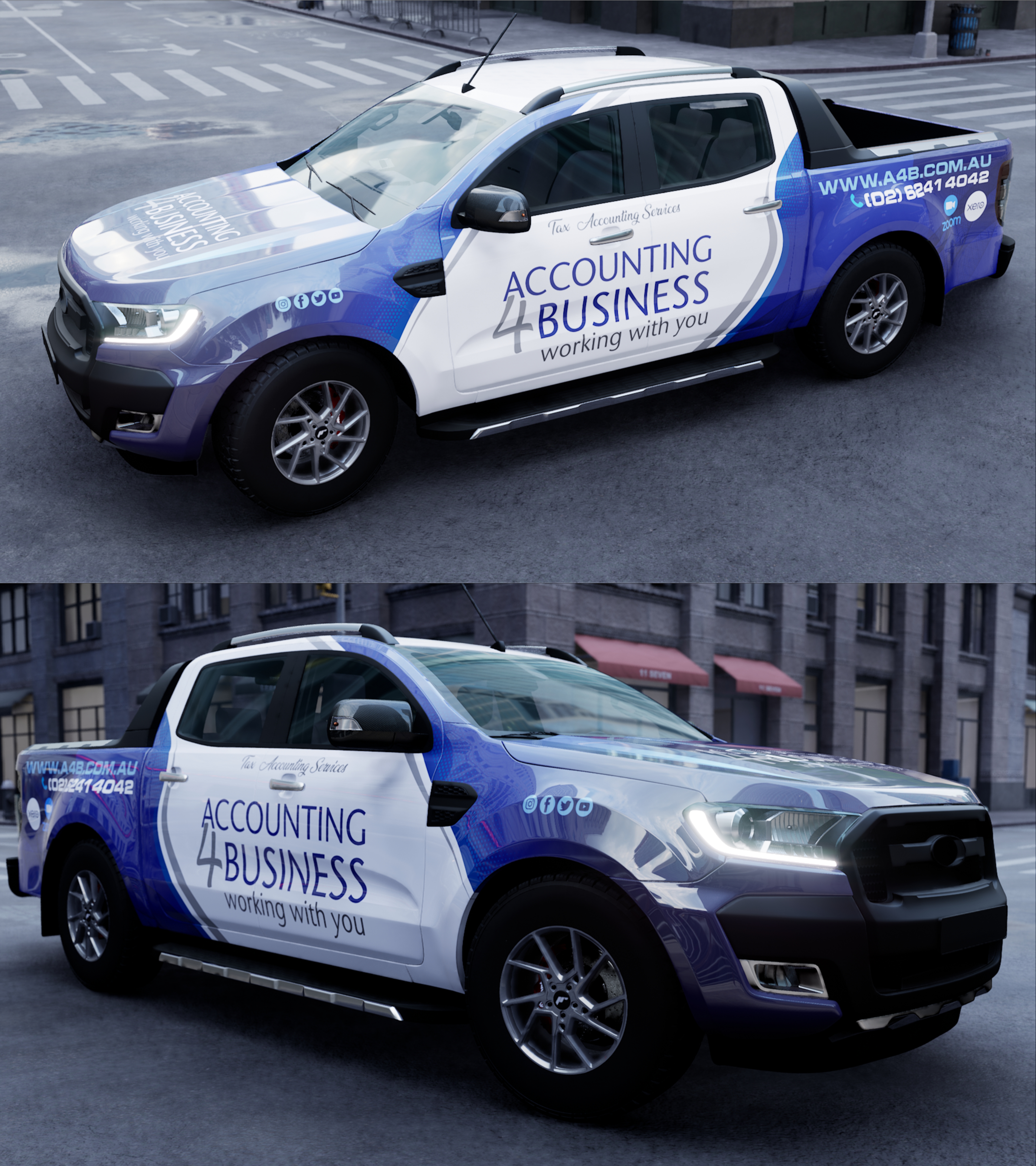 Car Wrap Design by VEDG for Accounting 4 Business | Design #27714129