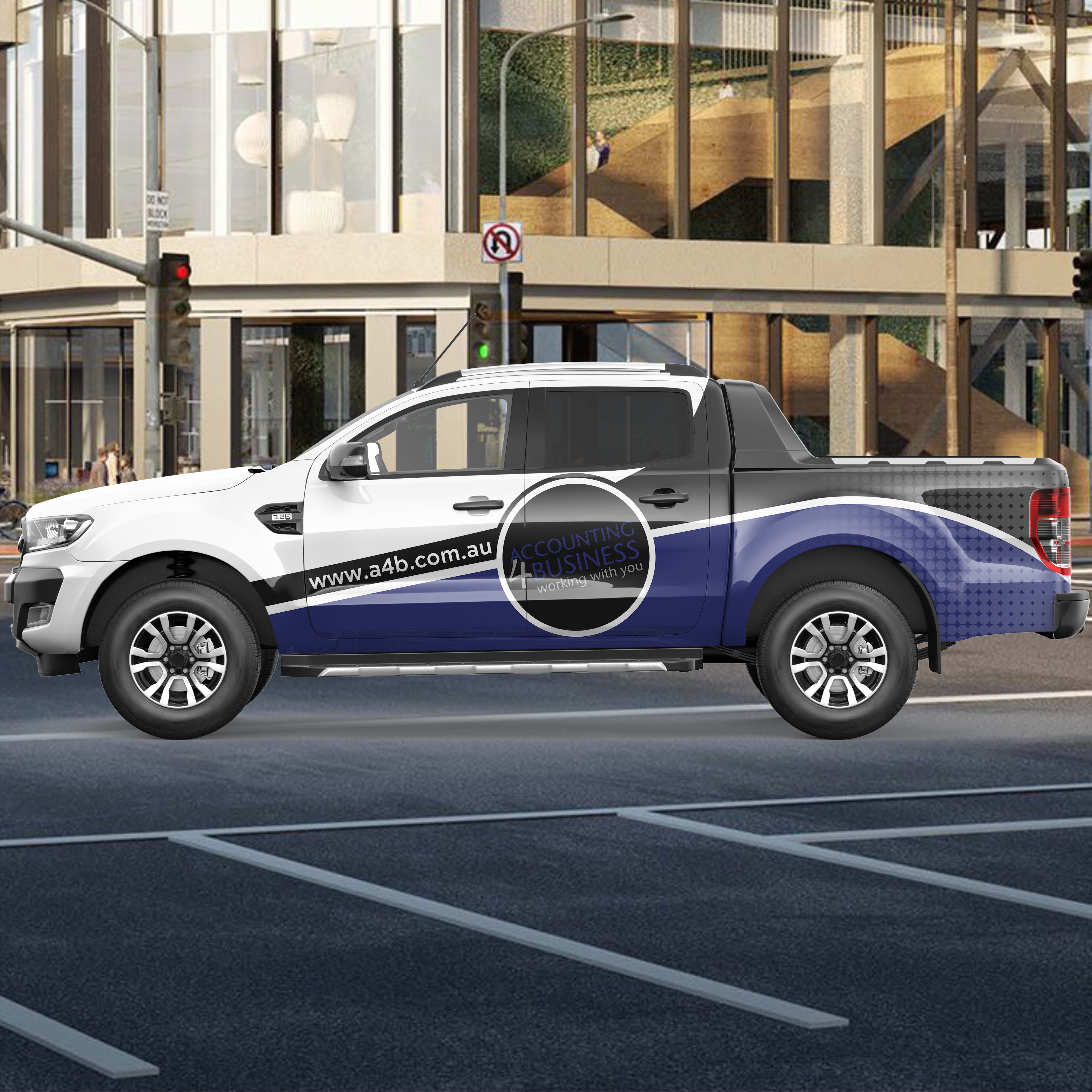 Design de Covering de Véhicule par Ken_Zie pour Accounting 4 Business | Design #27701556