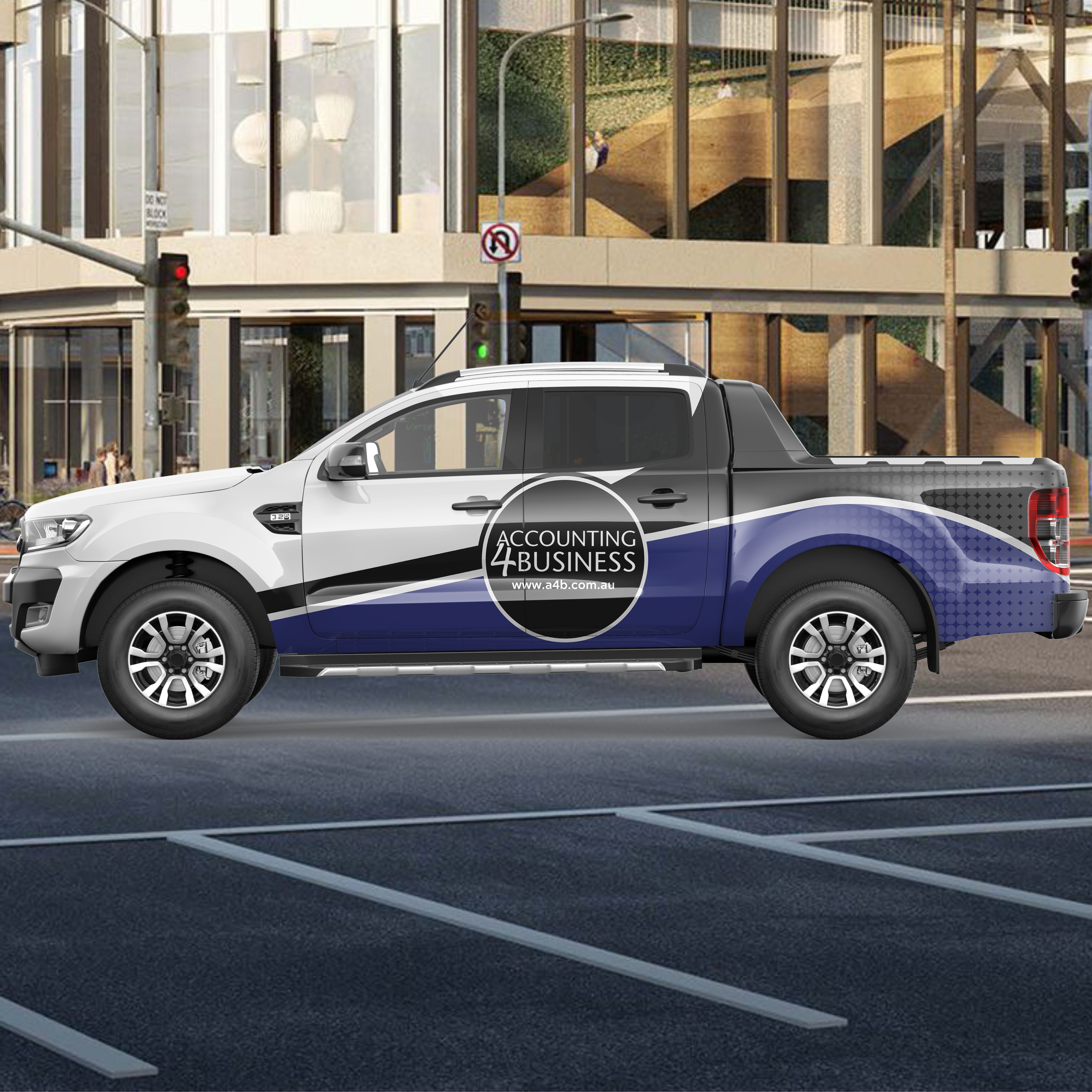 Car Wrap Design by Ken_Zie for Accounting 4 Business | Design #27701984