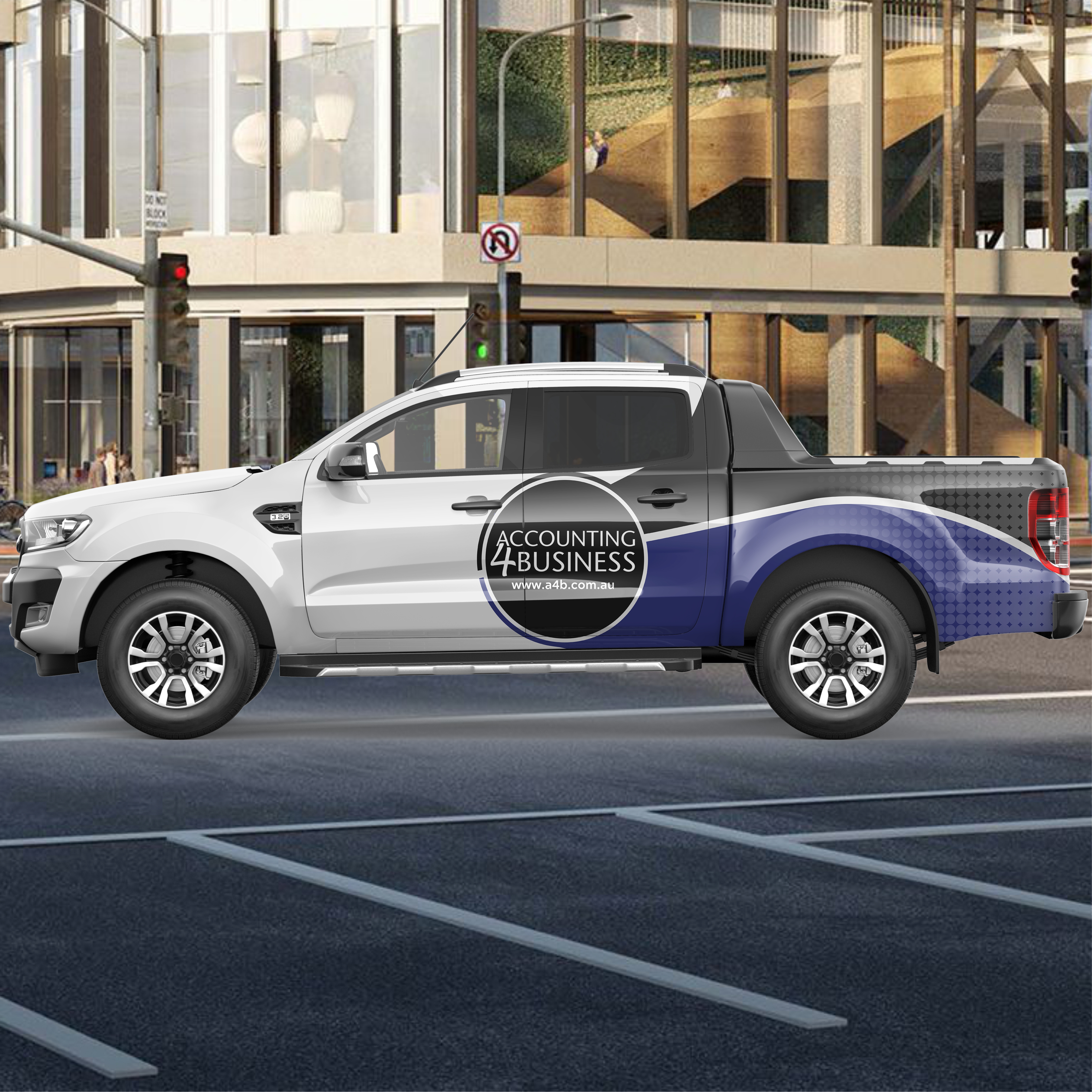 Car Wrap Design by Ken_Zie for Accounting 4 Business | Design #27701986