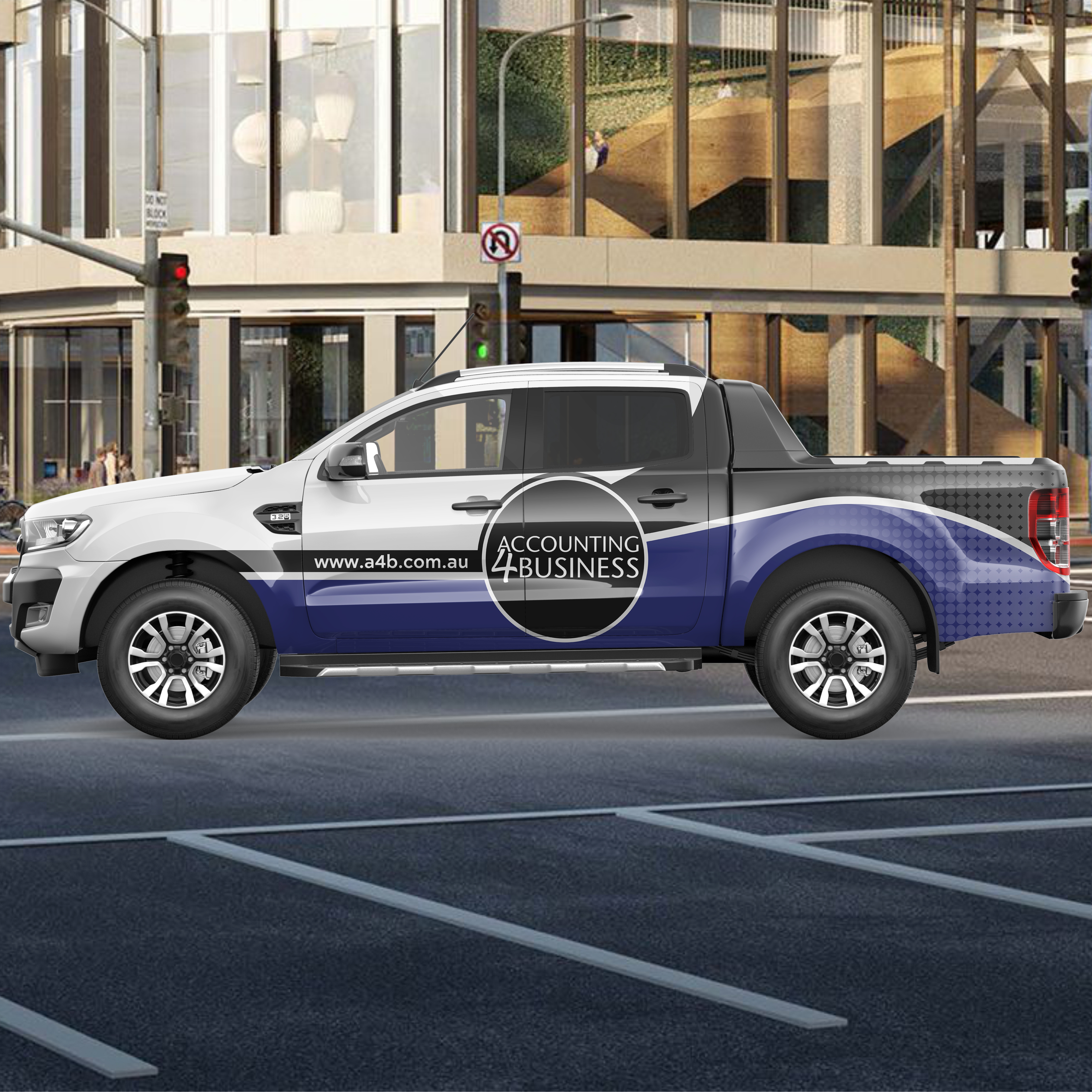 Car Wrap Design by Ken_Zie for Accounting 4 Business | Design #27701987