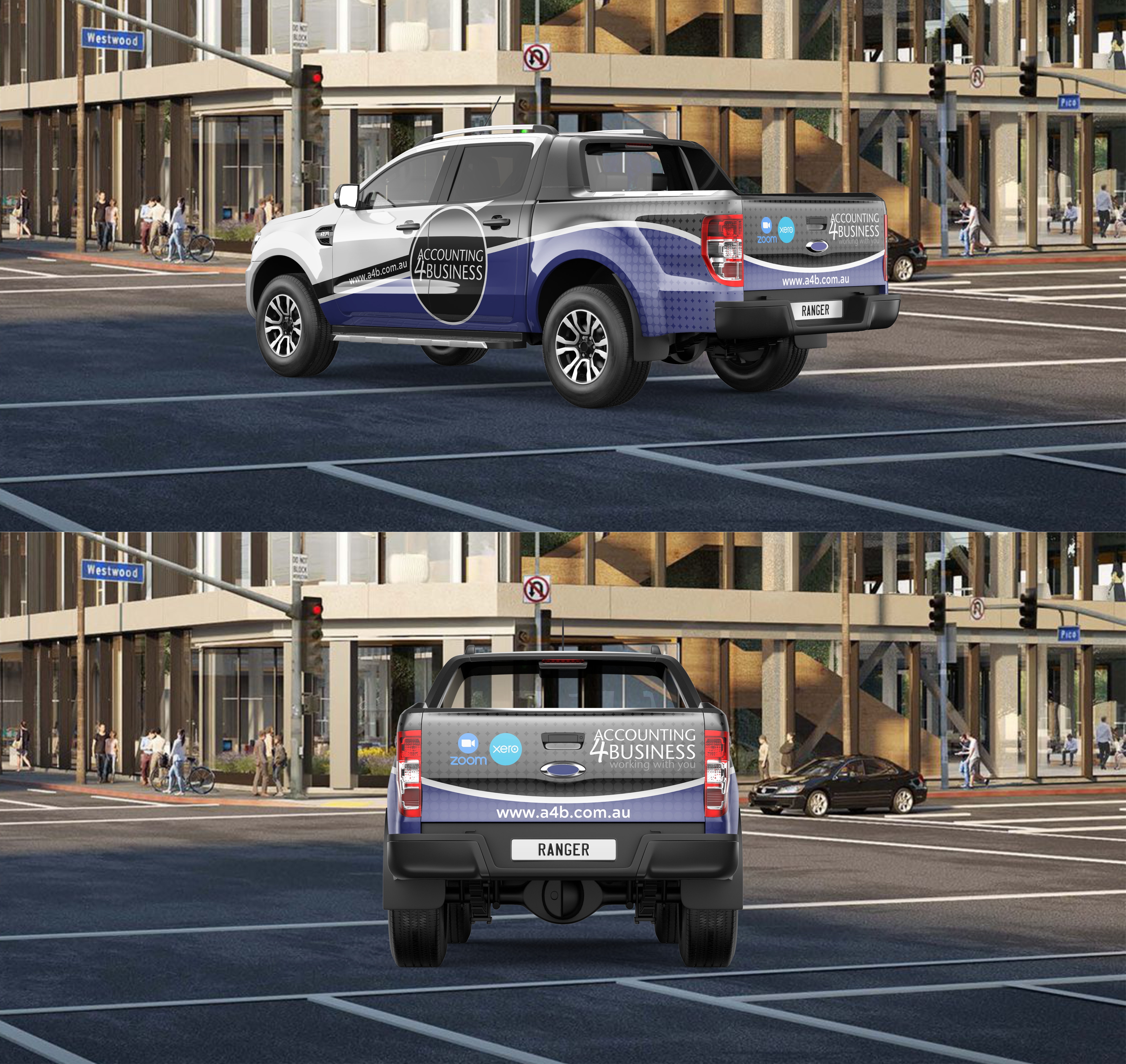 Car Wrap Design by Ken_Zie for Accounting 4 Business | Design #27702061