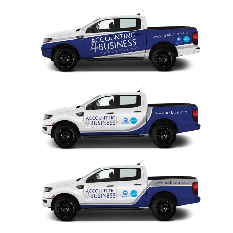 Design de Covering de Véhicule par Yoga Tri pour Accounting 4 Business | Design #27687797