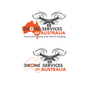 Logo Design by Brewyart Creative for Drone Services Of Australia | Design #27678977