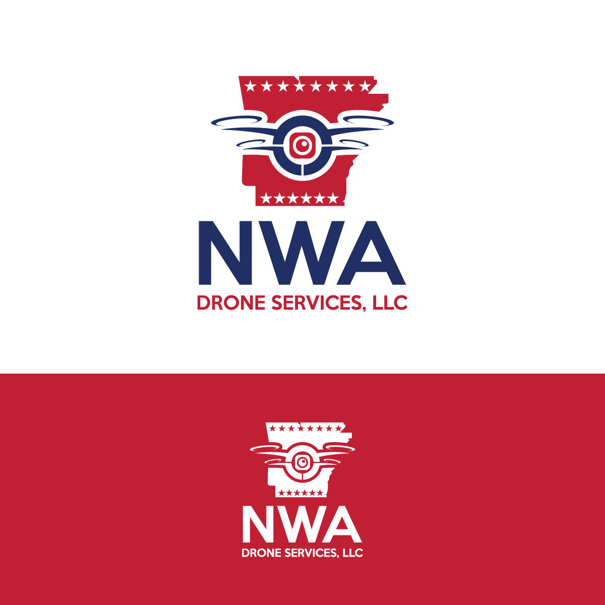 Logo Design by brand maker for NWA Drone Services, LLC | Design #27687213