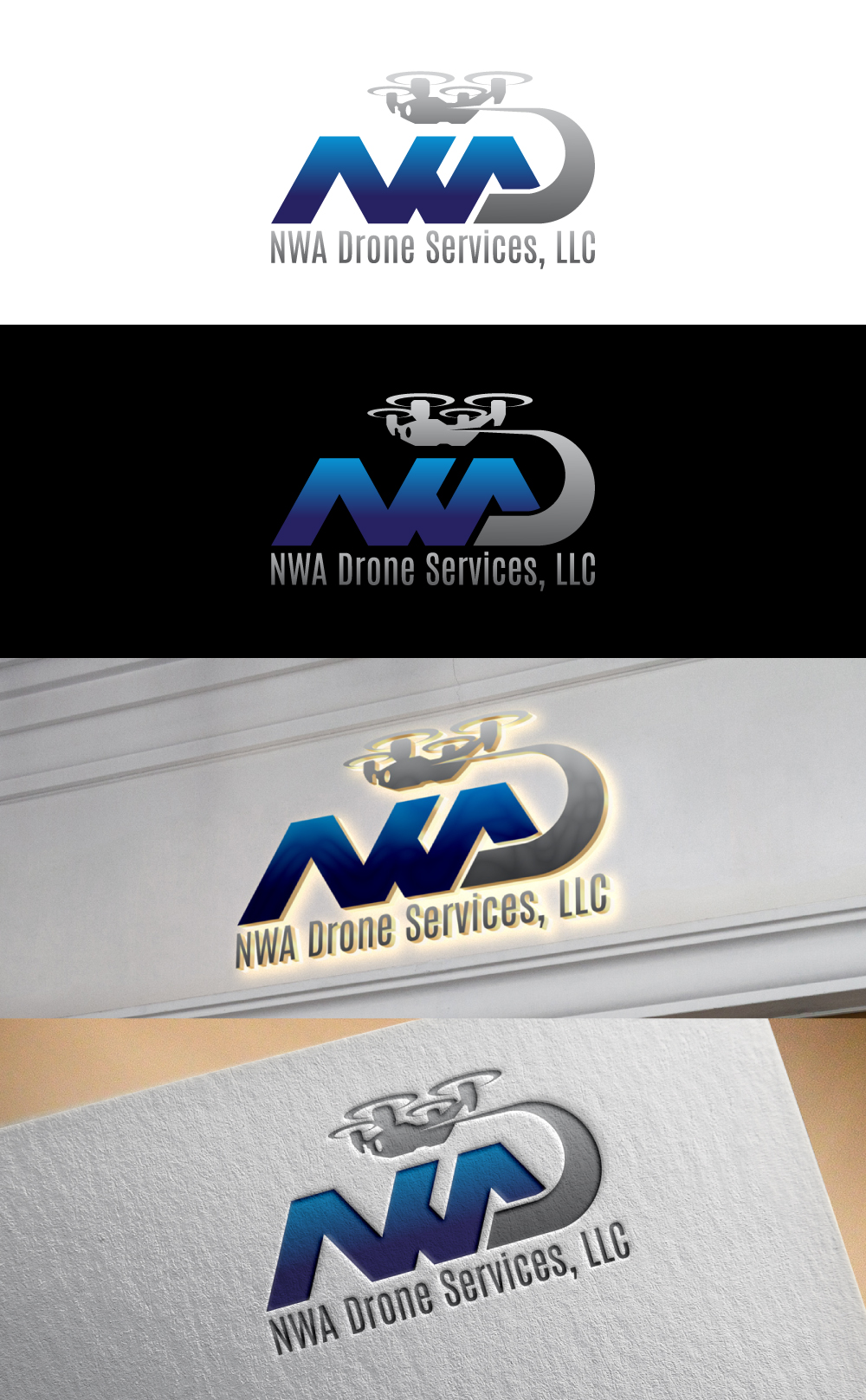 Logo-Design von designA78 für NWA Drone Services, LLC | Design #27695984