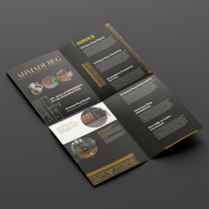Business card, Invoice and printable service brochure | Katalog-Design von vigie