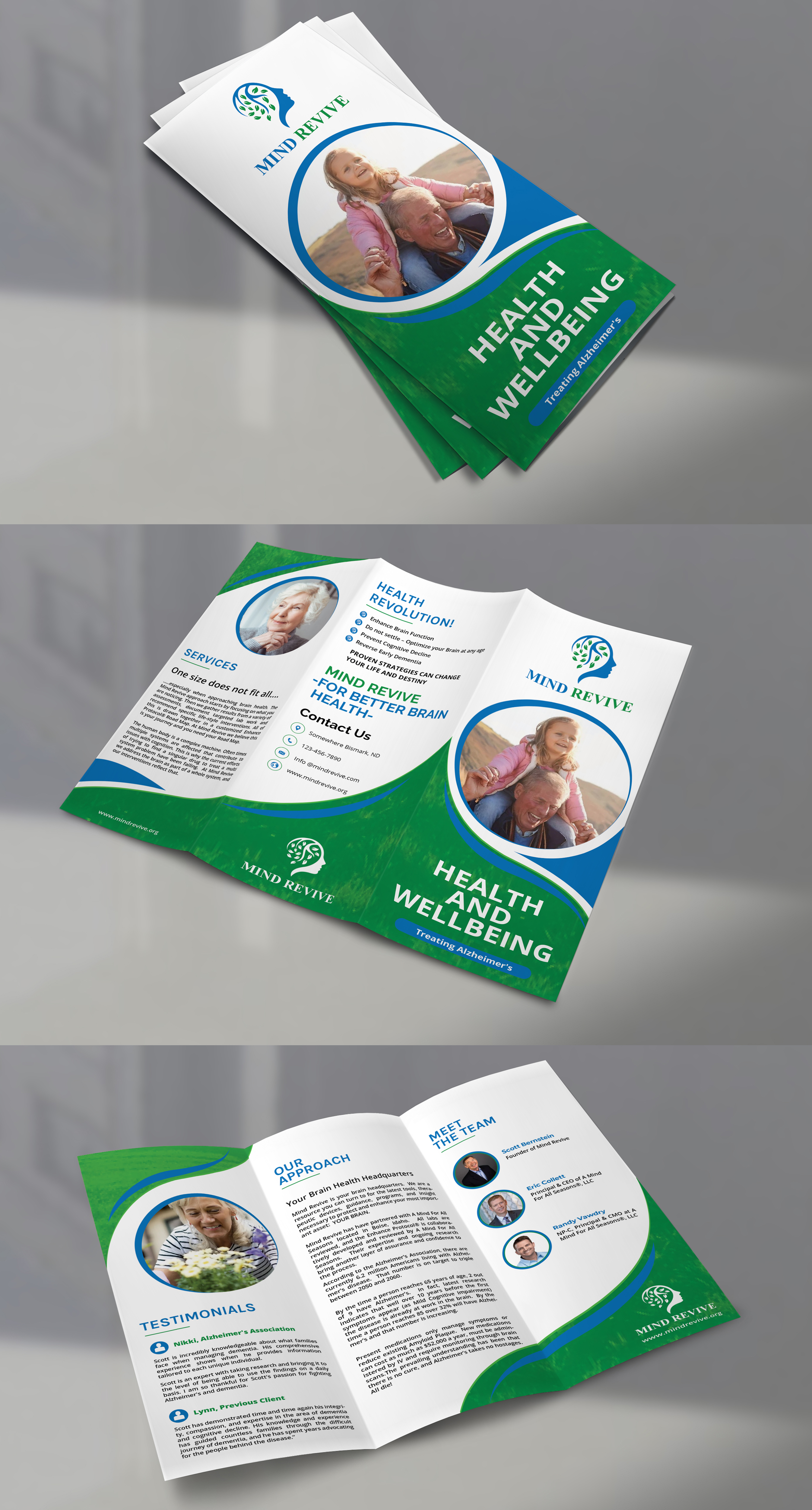 Brochure Design by Mamata Sasmal for The Bernstein Group | Design #27706508