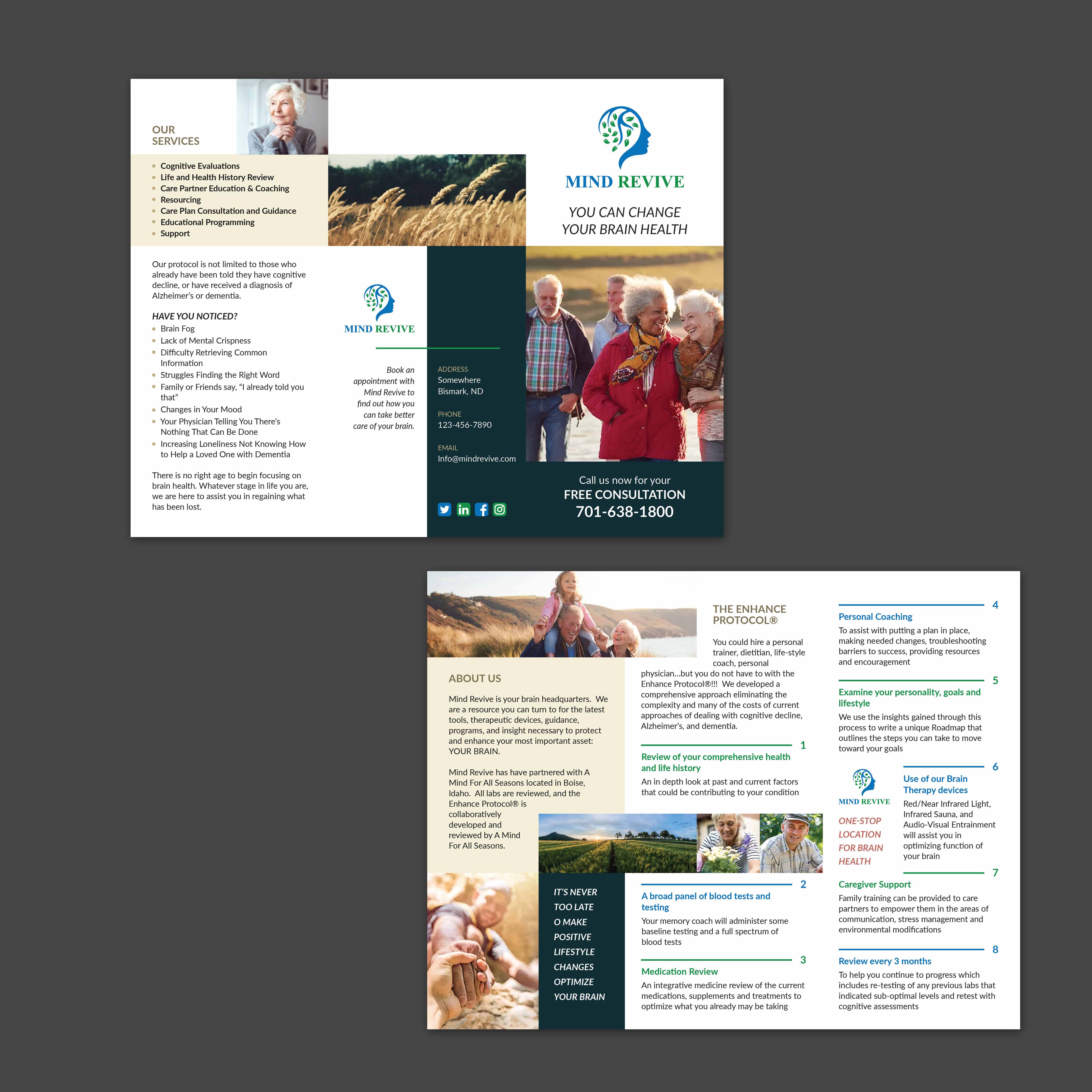 Brochure Design by san.ty for The Bernstein Group | Design #27718186
