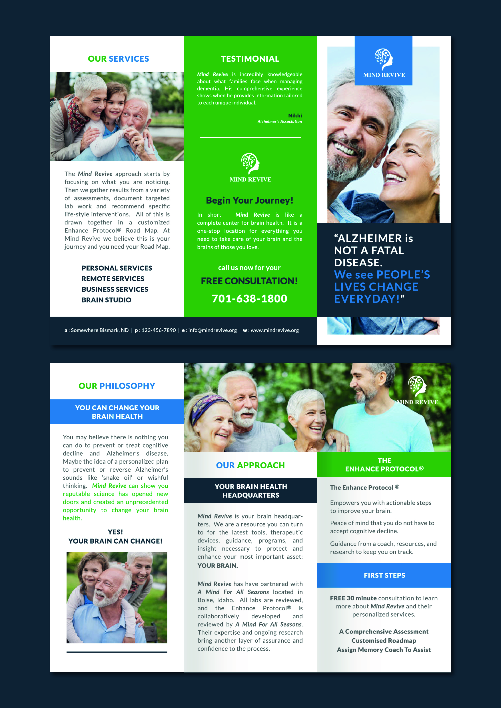 Brochure Design by Lammy for The Bernstein Group | Design #27705416