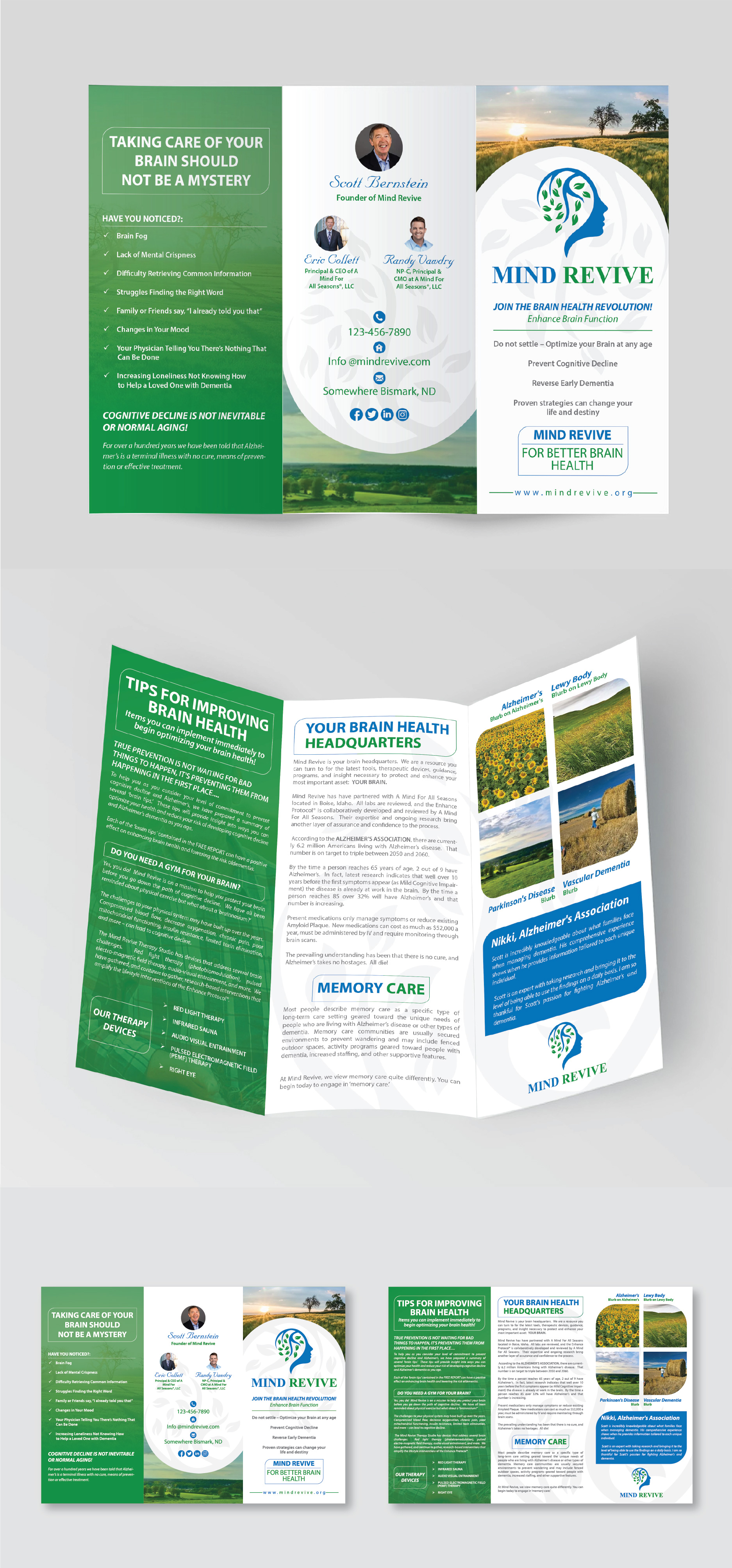 Brochure Design by artbitin for The Bernstein Group | Design #27708548