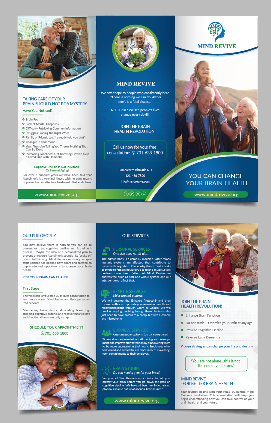 Brochure Design by alex989 for The Bernstein Group | Design #27698166