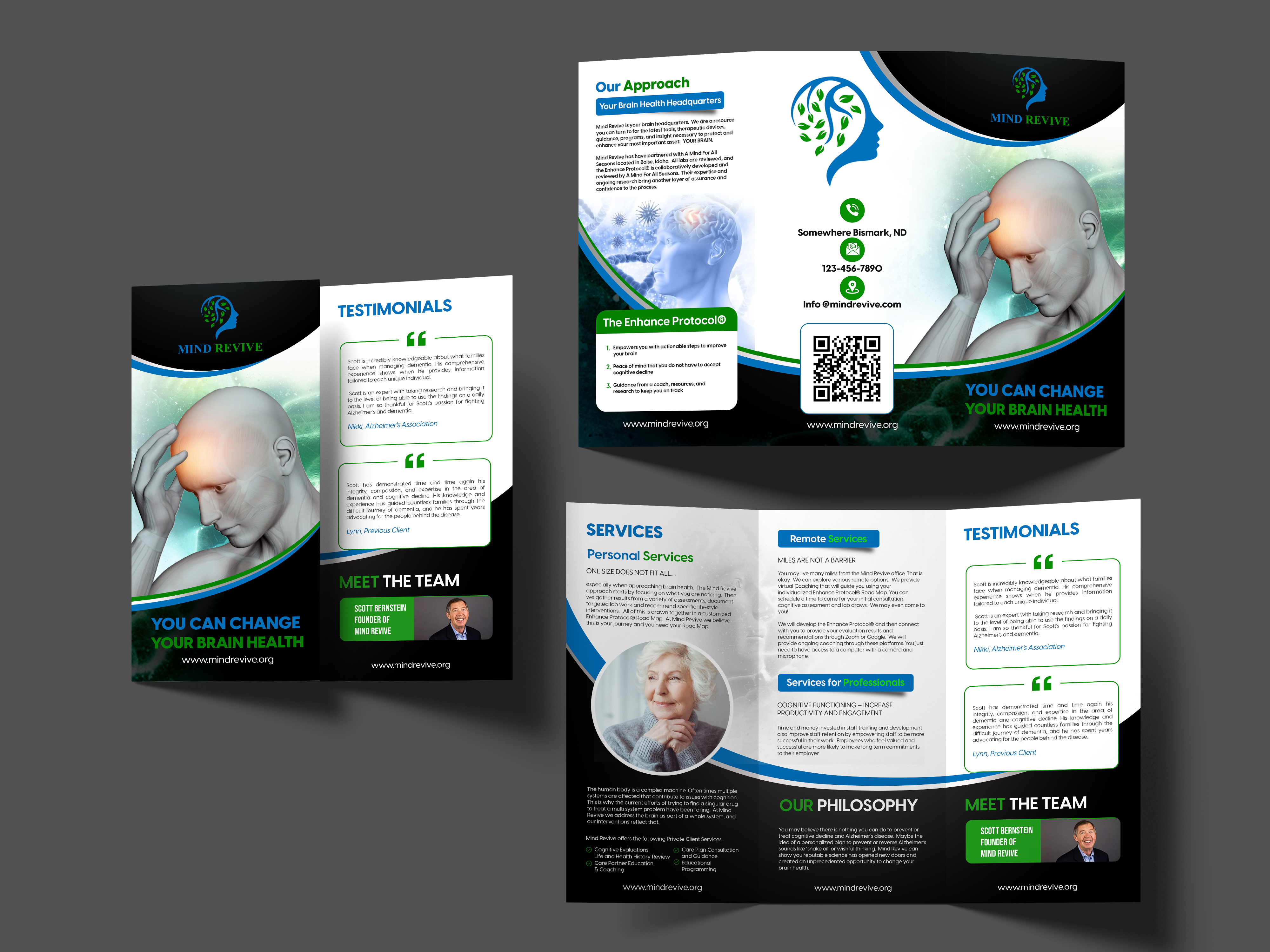 Brochure Design by debdesign for The Bernstein Group | Design #27716431