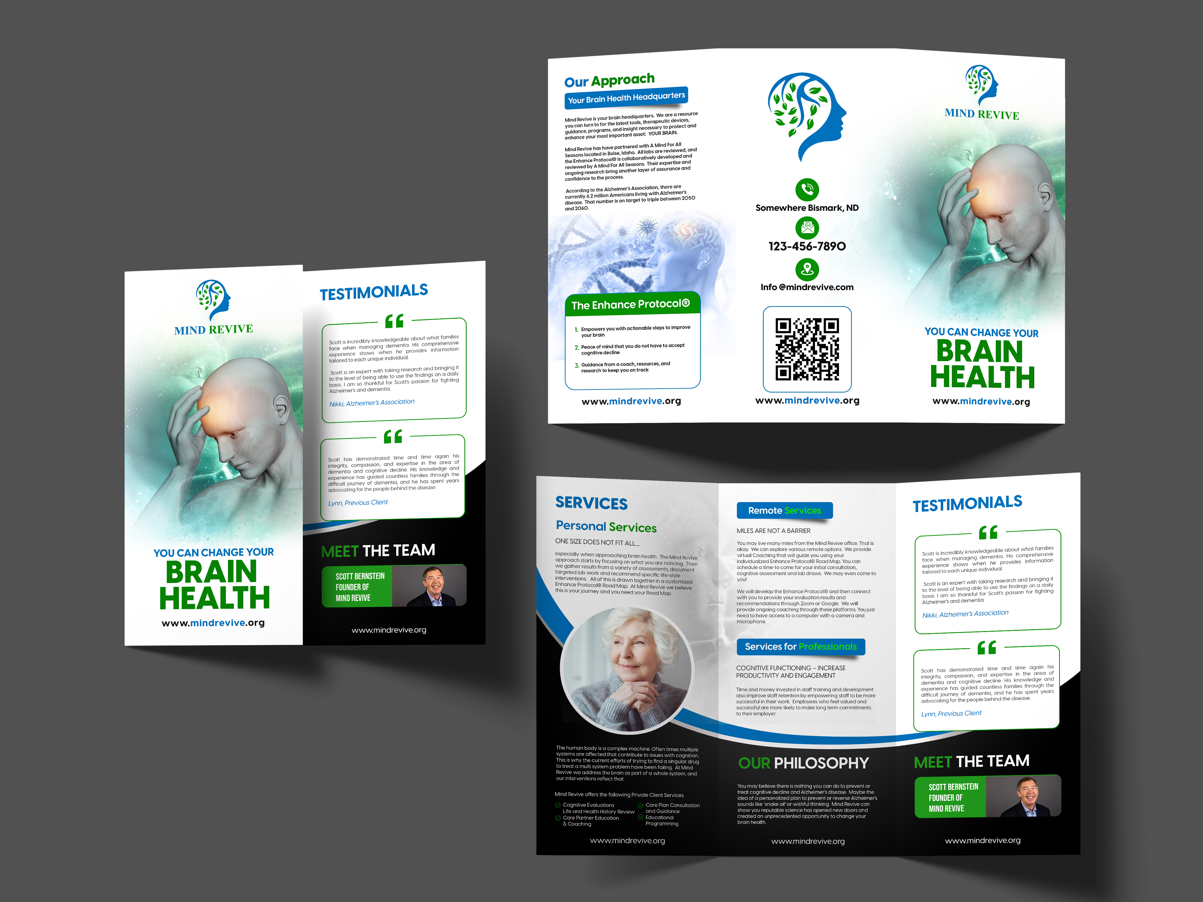Brochure Design by debdesign for The Bernstein Group | Design #27716432
