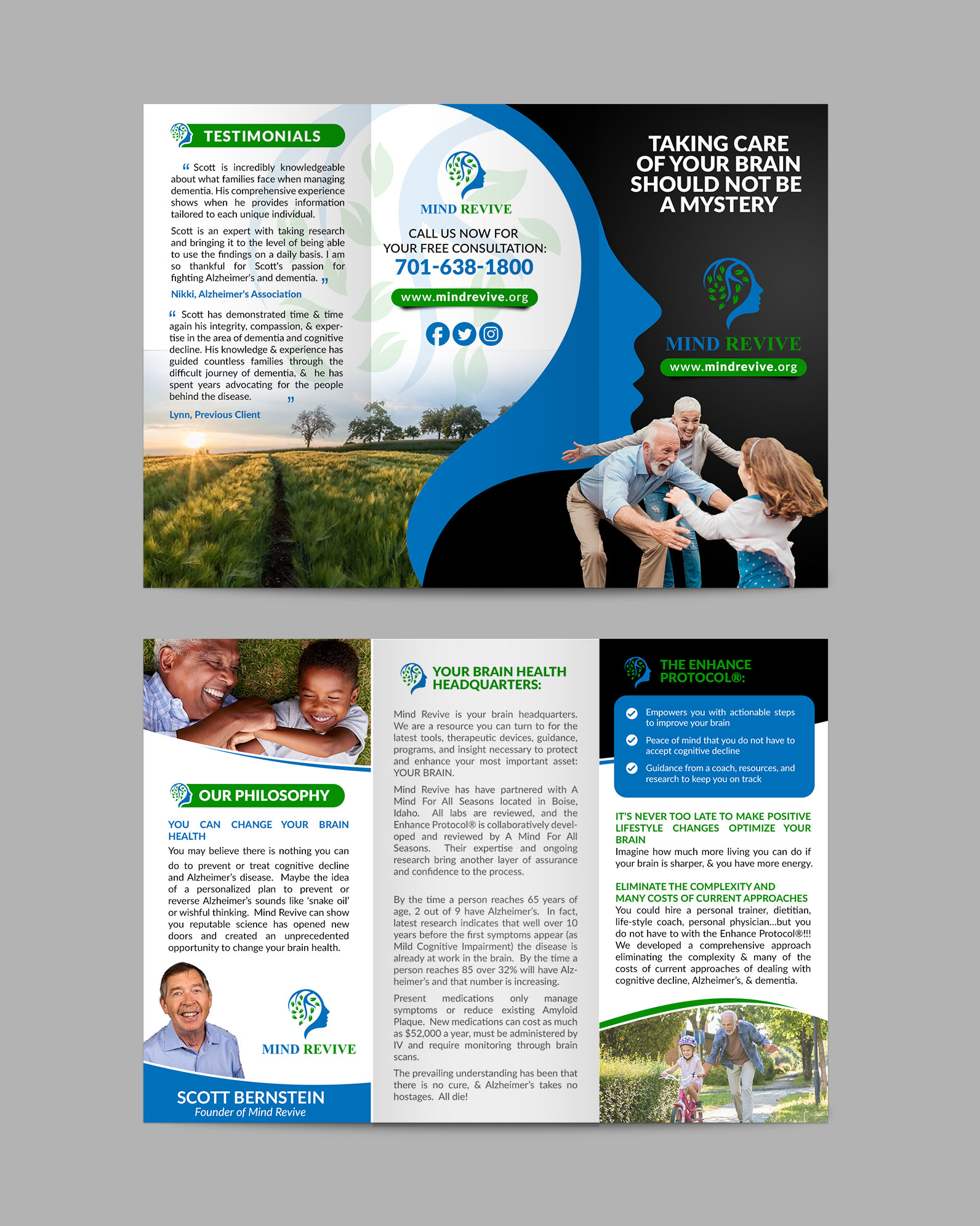 Broschüren-Design von chandrayaan.creative für The Bernstein Group | Design #27708470