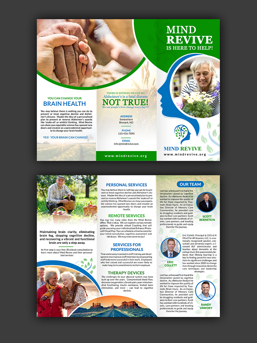 Diseño de Brochure por n214008 para The Bernstein Group | Diseño #27737742