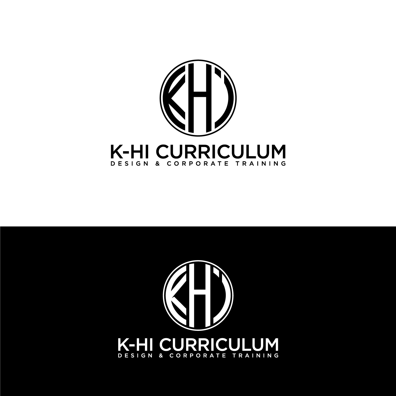Logo Design by LAXMI DESIGNHUB for K-HI Curriculum Design & Corporate Training | Design #27683788