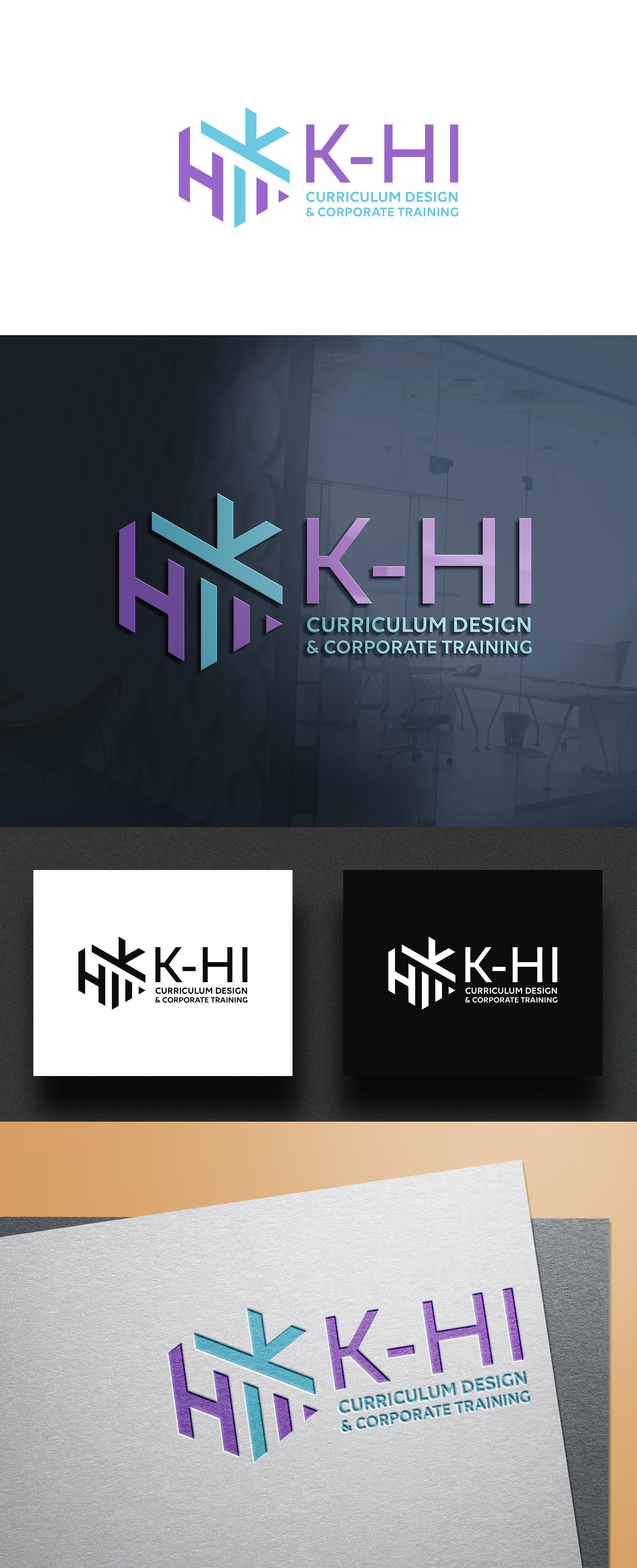 Logo Design by MD Aminul Islam for K-HI Curriculum Design & Corporate Training | Design #27687245