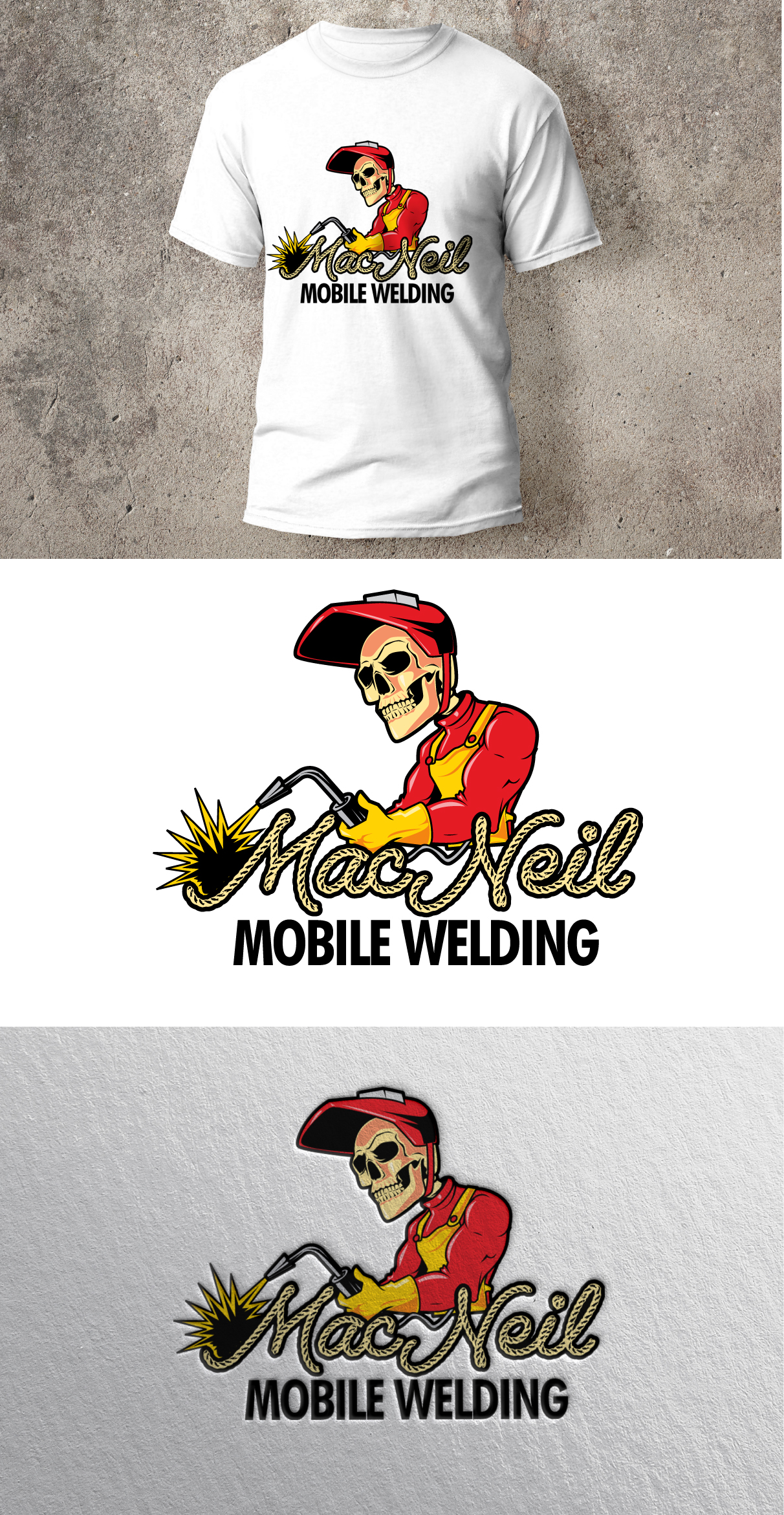 Logo Design by blue eye for MacNeil Mobile Welding | Design #27686799