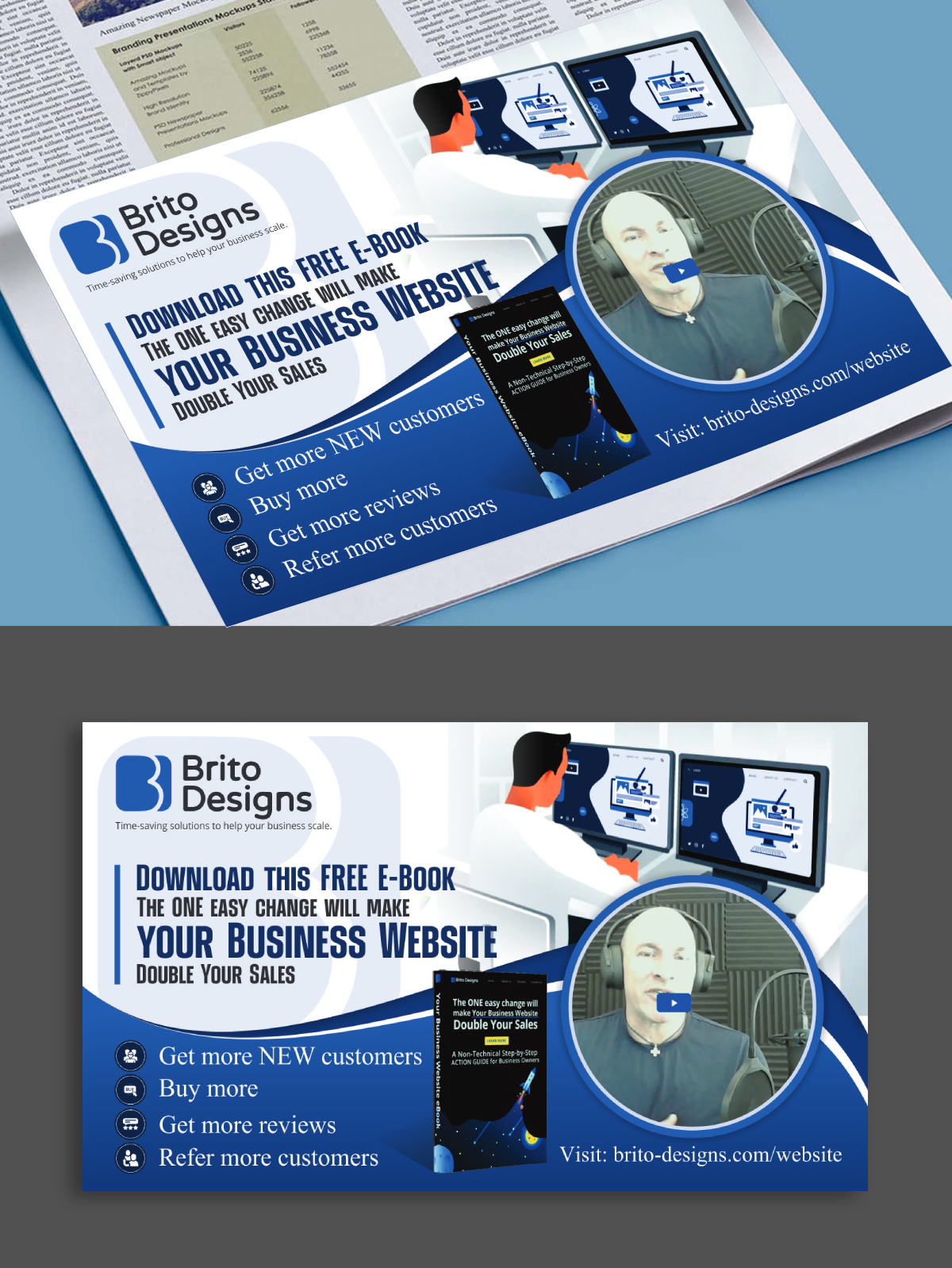 Advertisement Design by ecorokerz for Brito Designs | Design #27697339